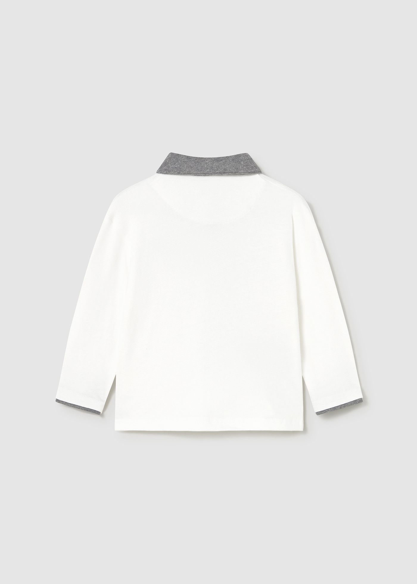 Babys contrast polo shirt