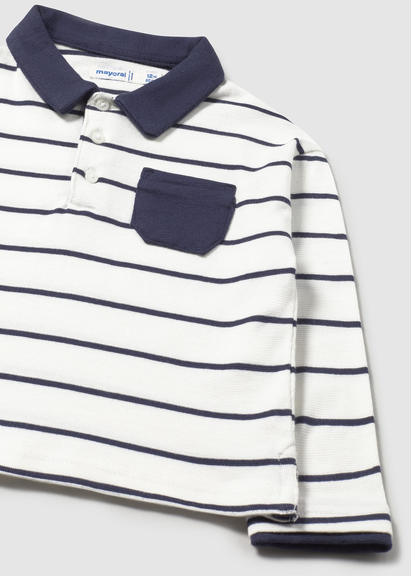 Polo contraste bebé