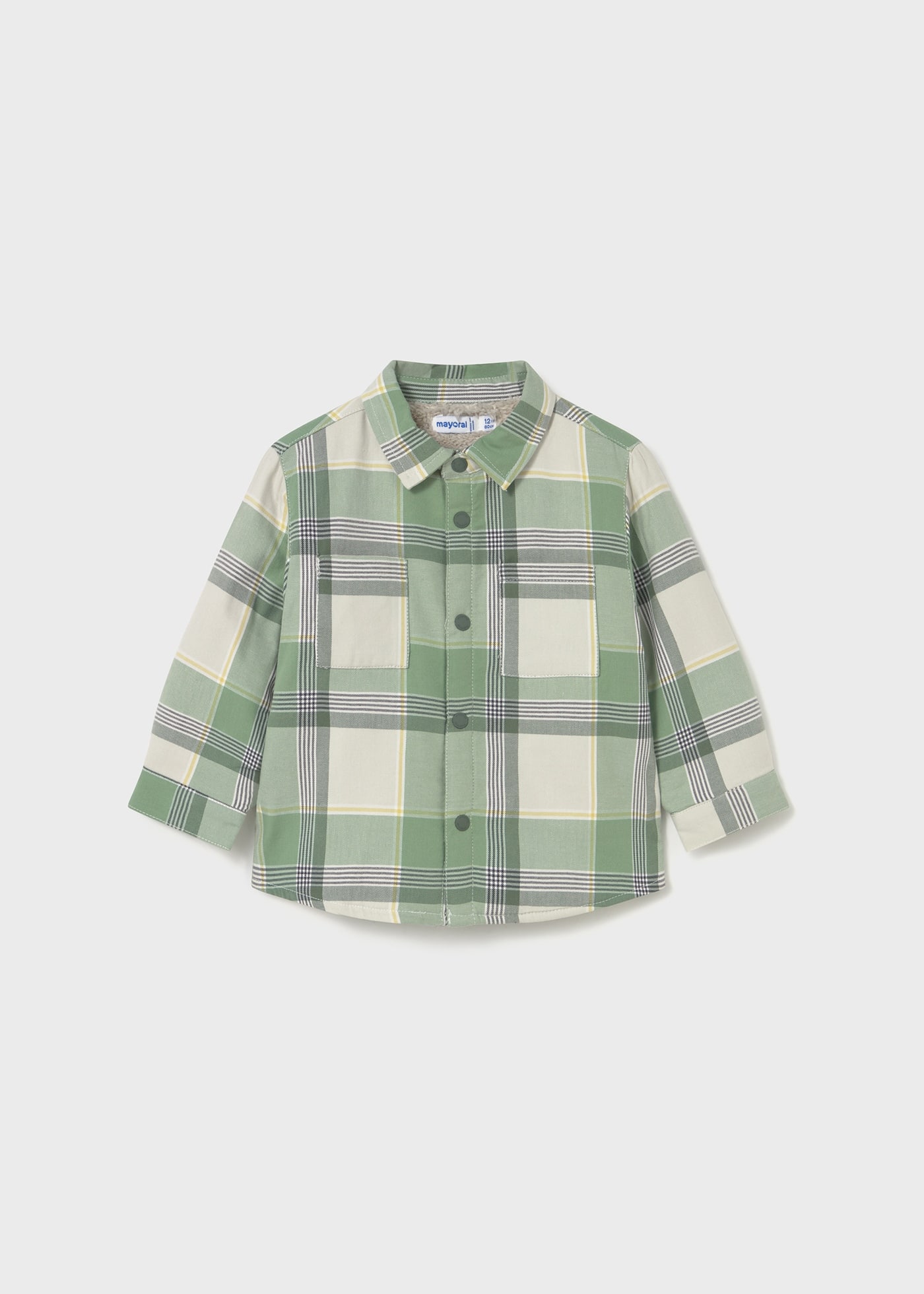 Koszula wierzchnia w kratę dla niemowlęcia