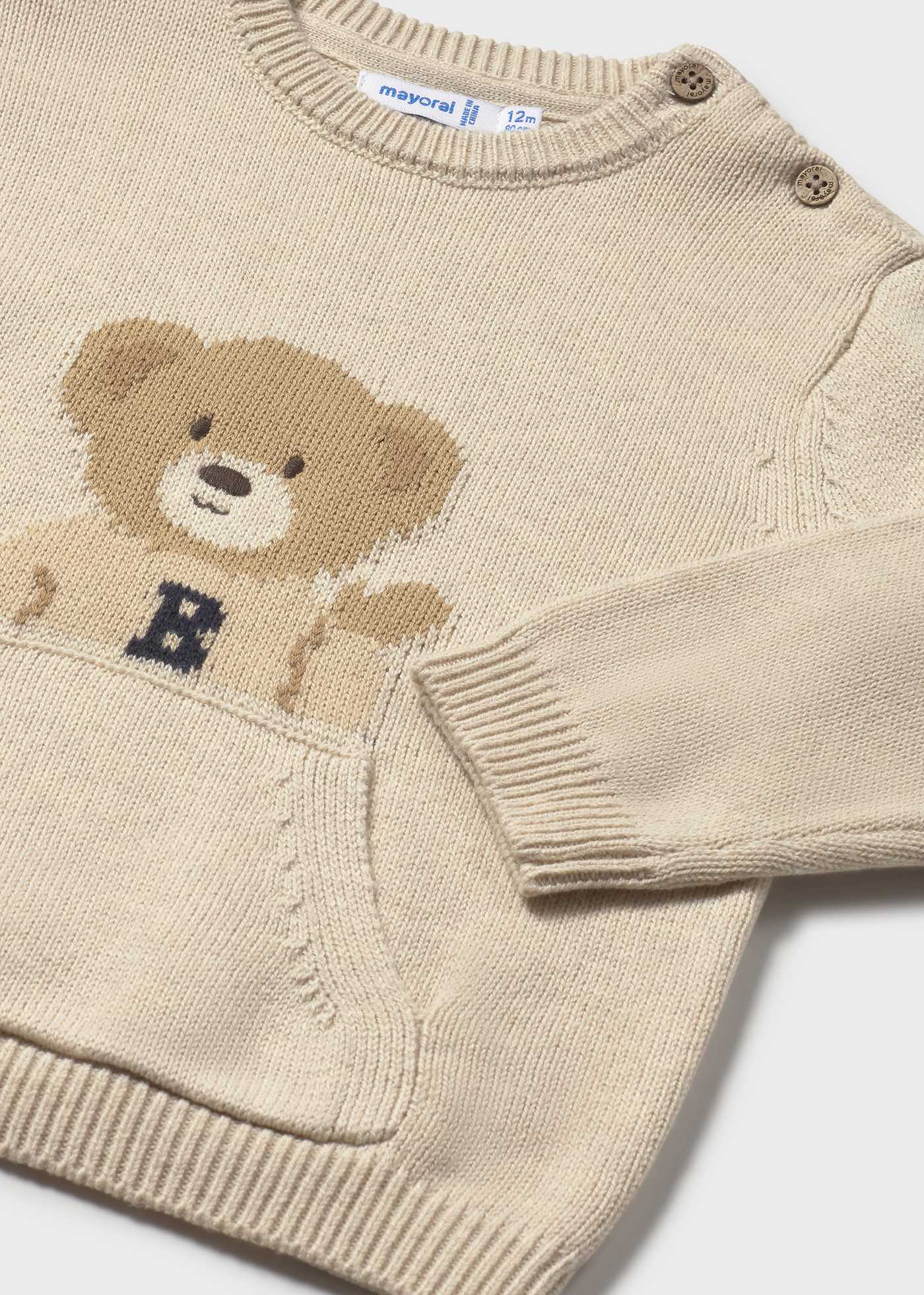 Pullover Bärchen Bauchtasche Baby