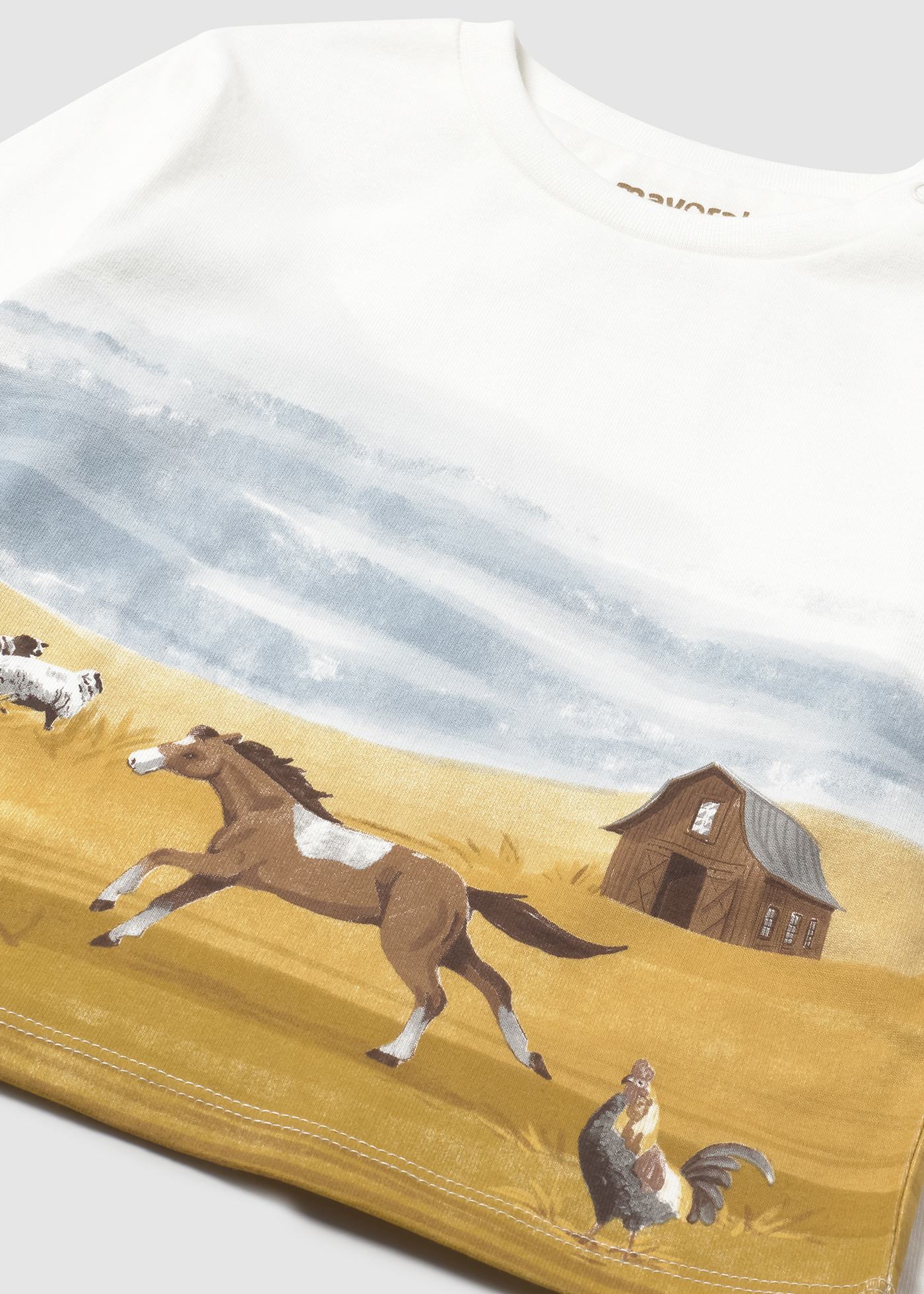 Camiseta paisaje bebé