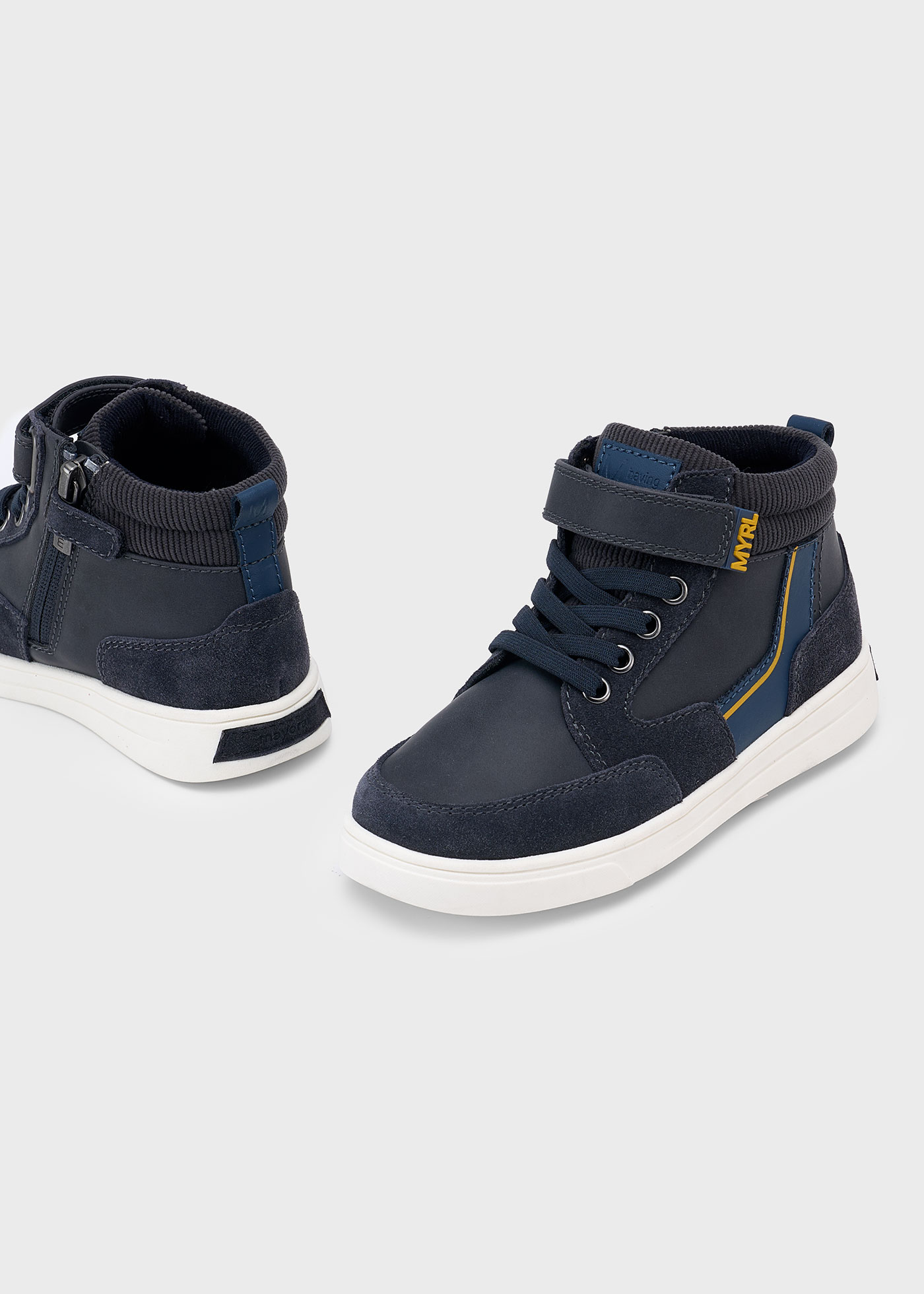 Leder-Halbstiefel urban Jungen