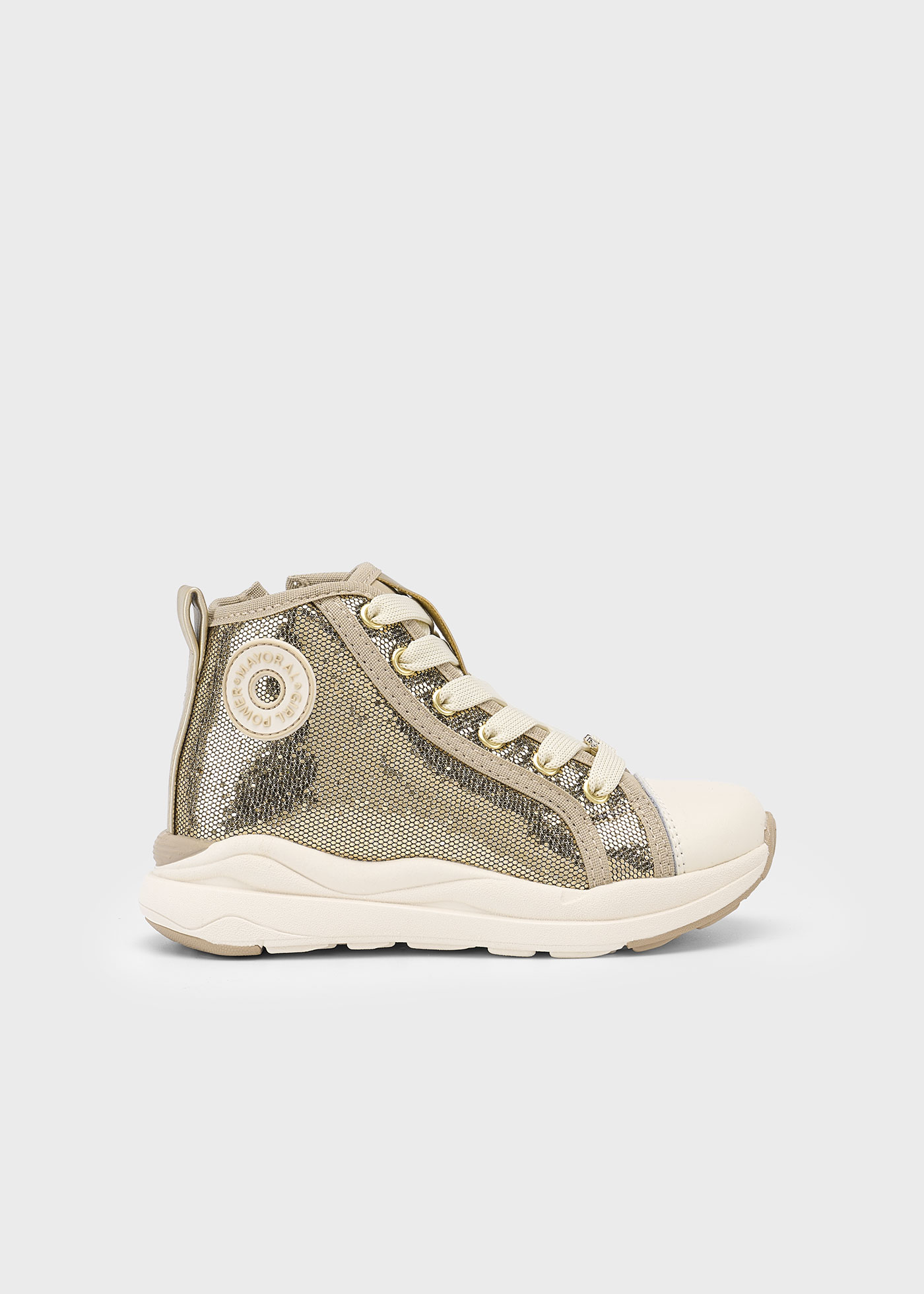 Girls sparkly sport shoe