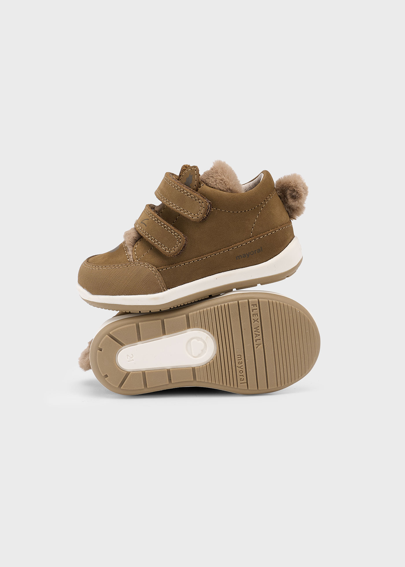 Baby fur bootie
