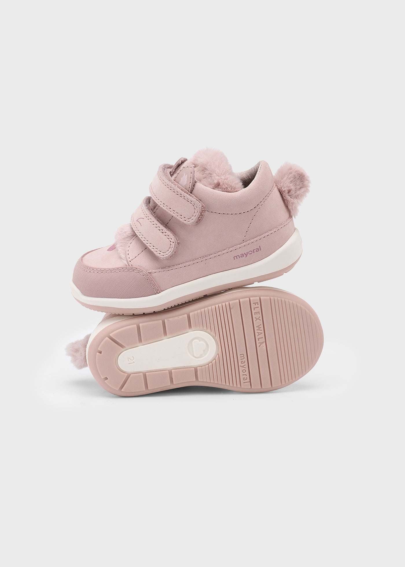 Baby fur bootie