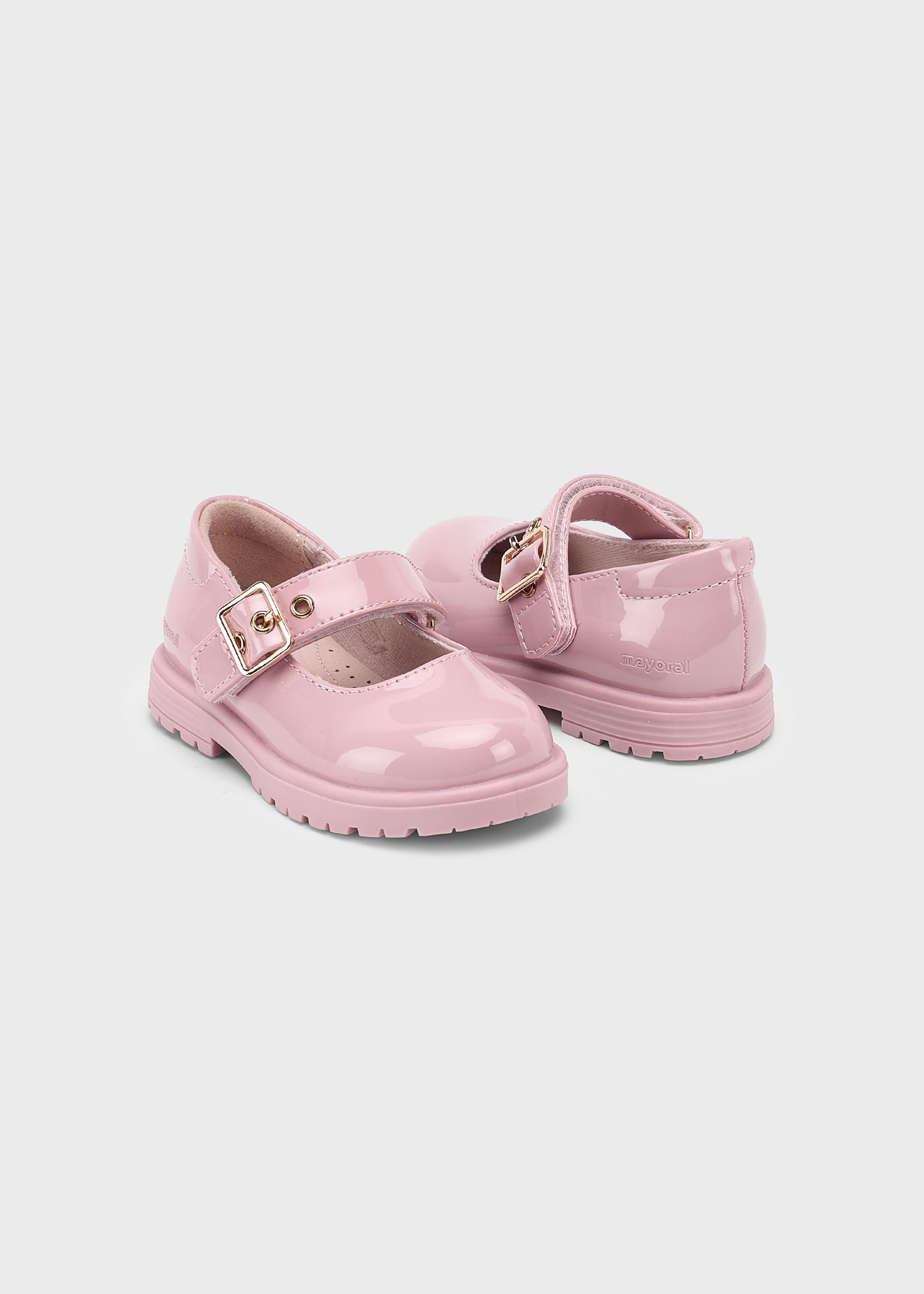 Baby Mary Janes with toothed sole