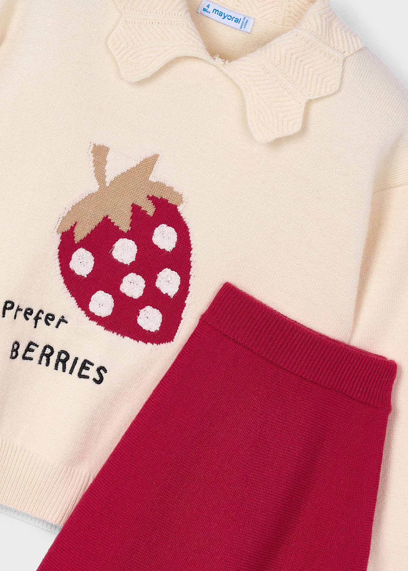 Ensemble 2 pièces jupe fille