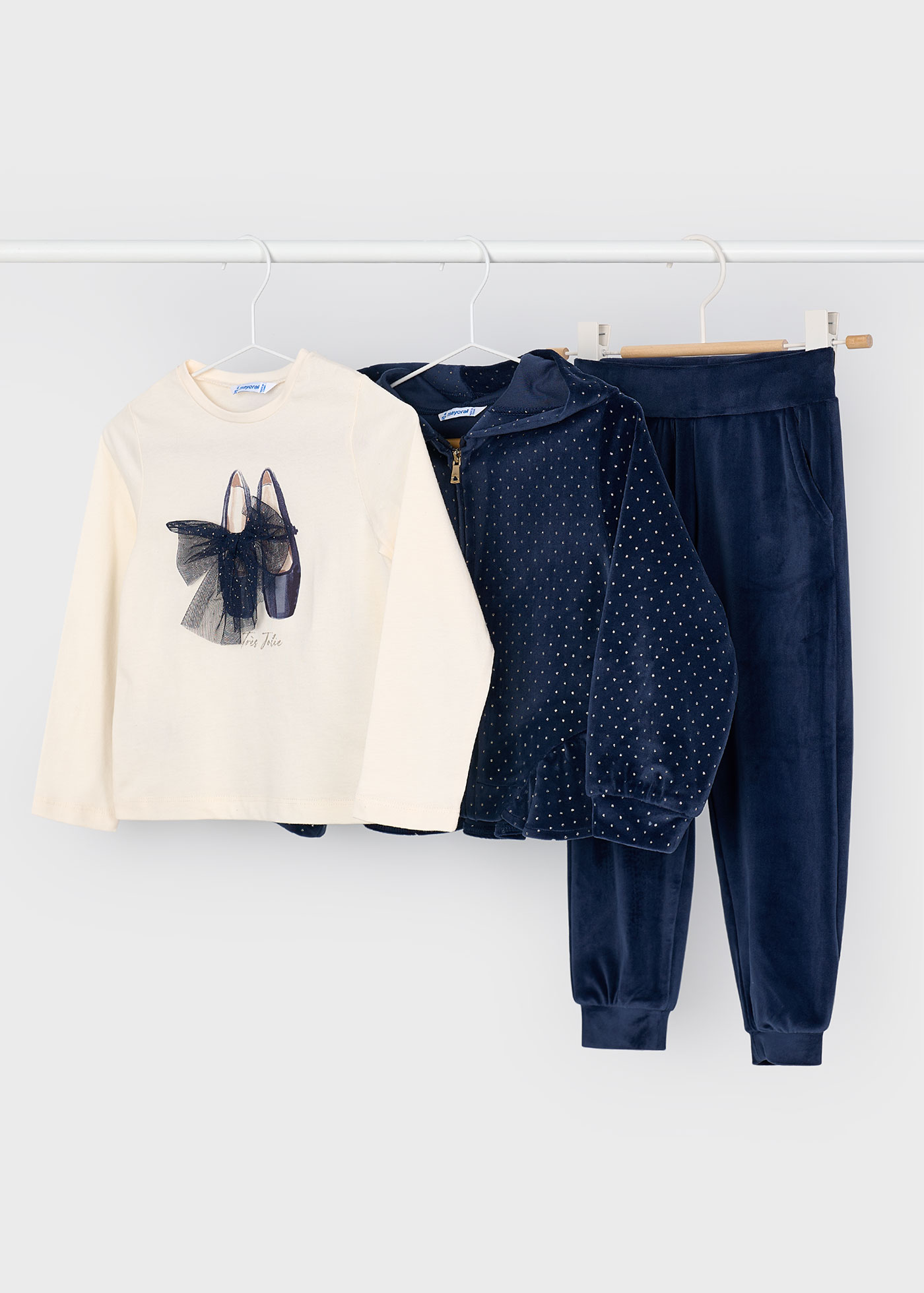 Pants con playera niña