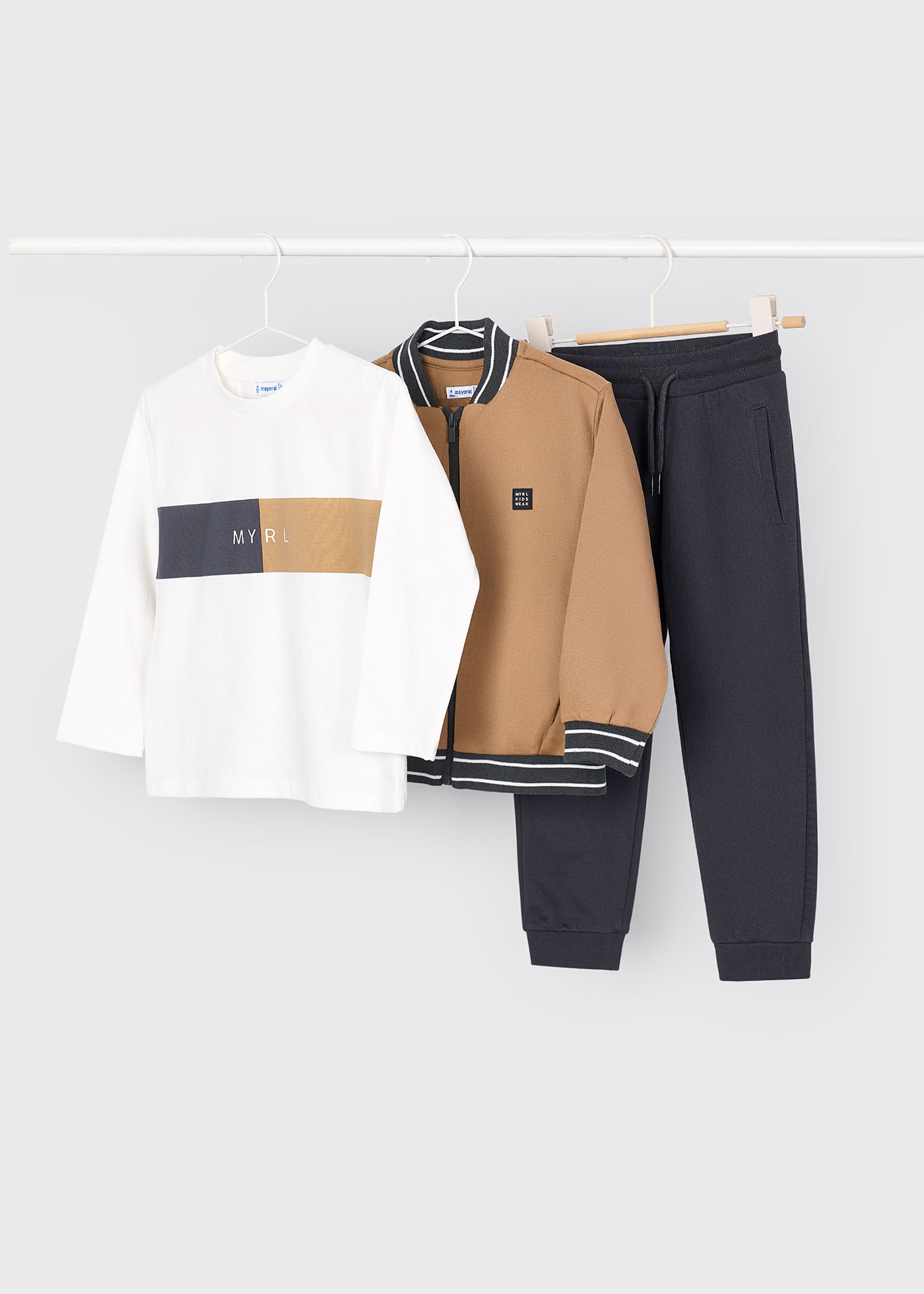 Boys 3 piece bomber jacket tracksuit