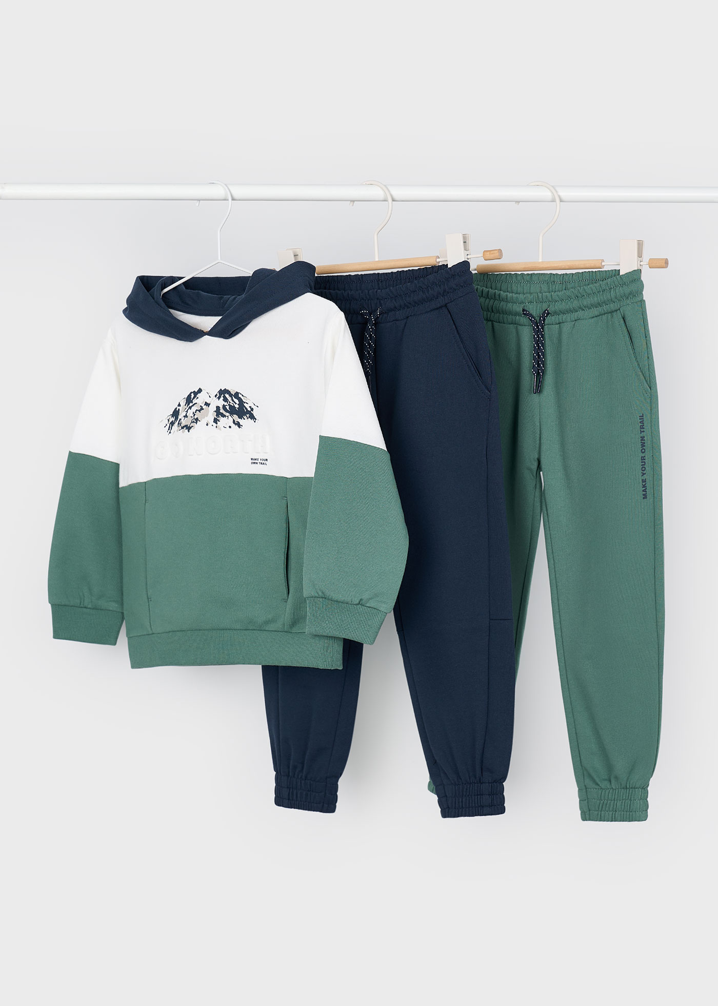 Boys 2 trouser tracksuit set