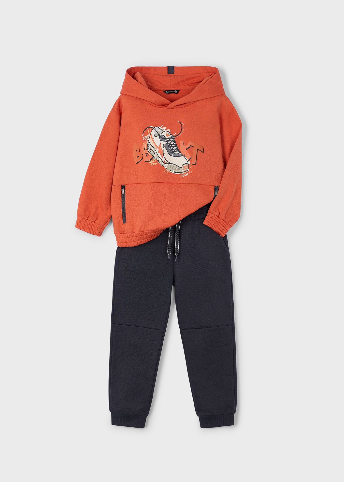 Boys print tracksuit