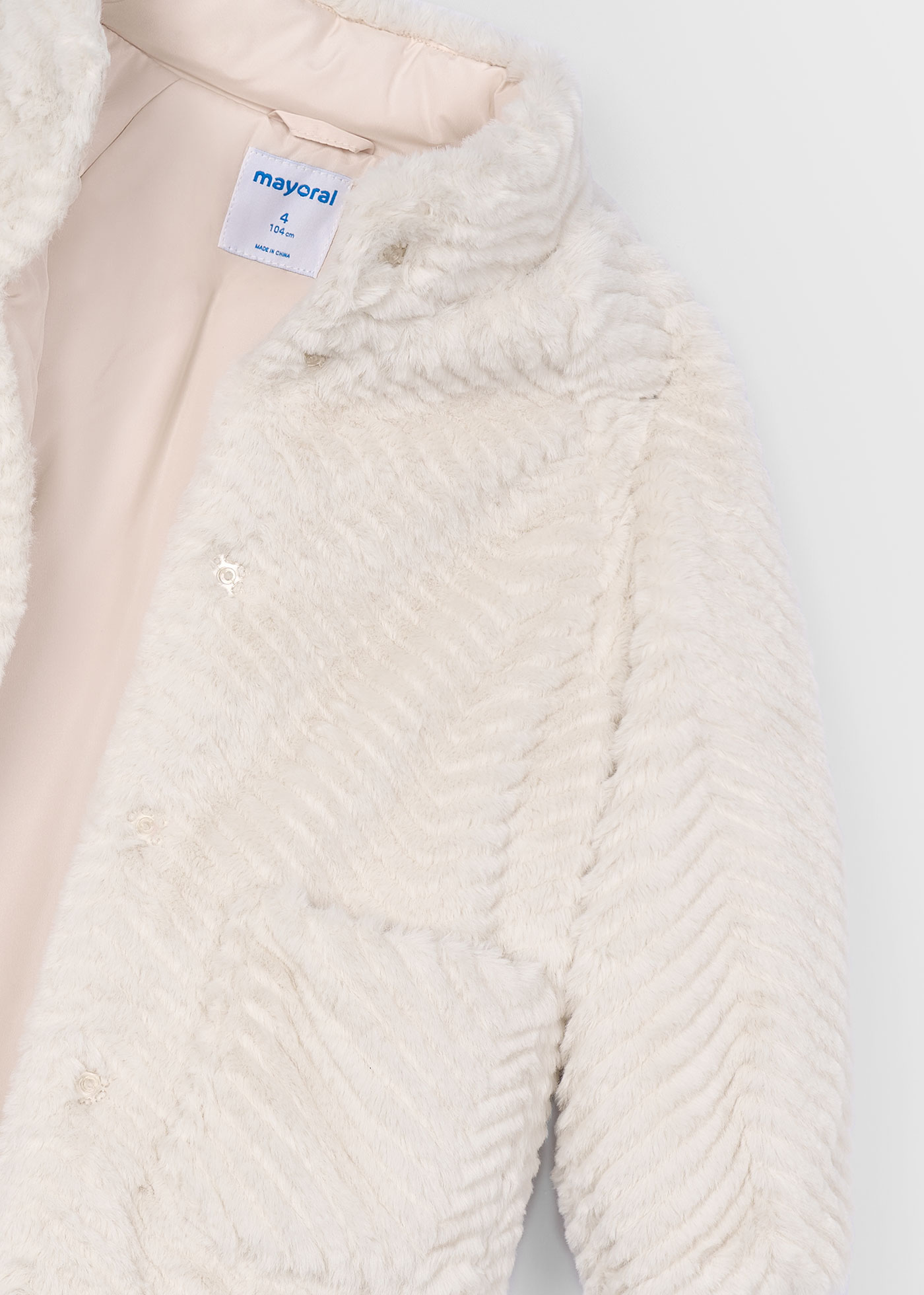 Girls fur coat