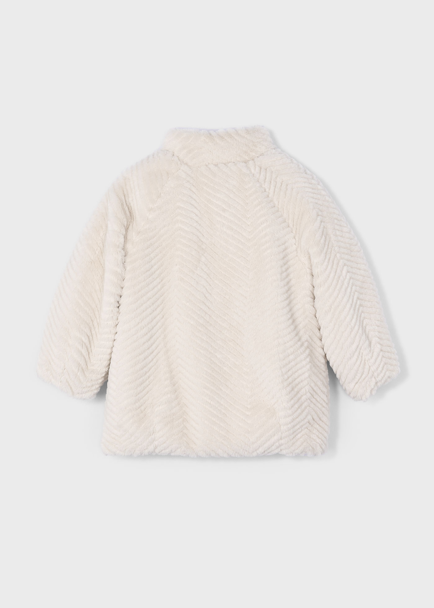 Płaszcz futerkowy dla dziewczynki