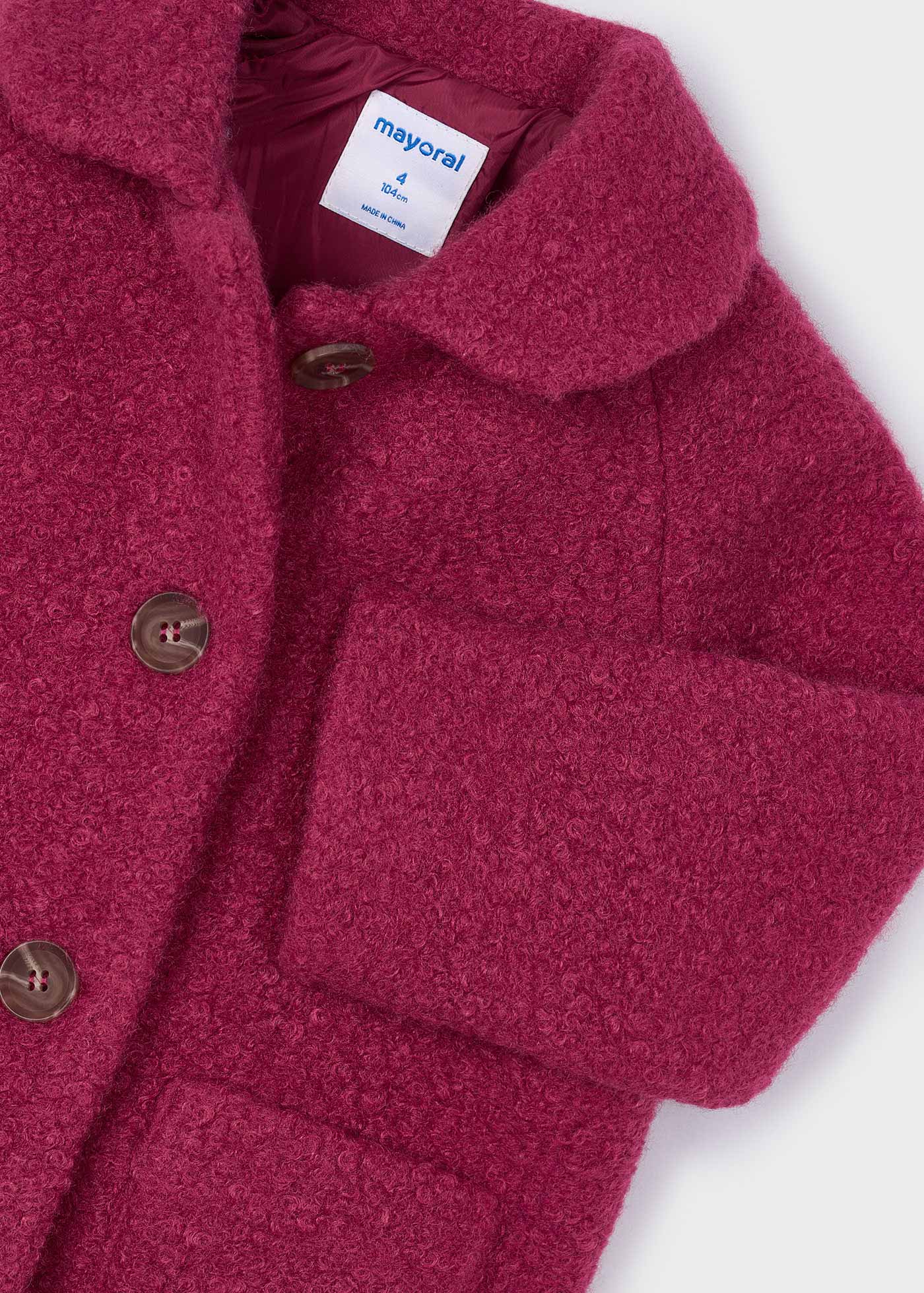 Capotto teddy bambina