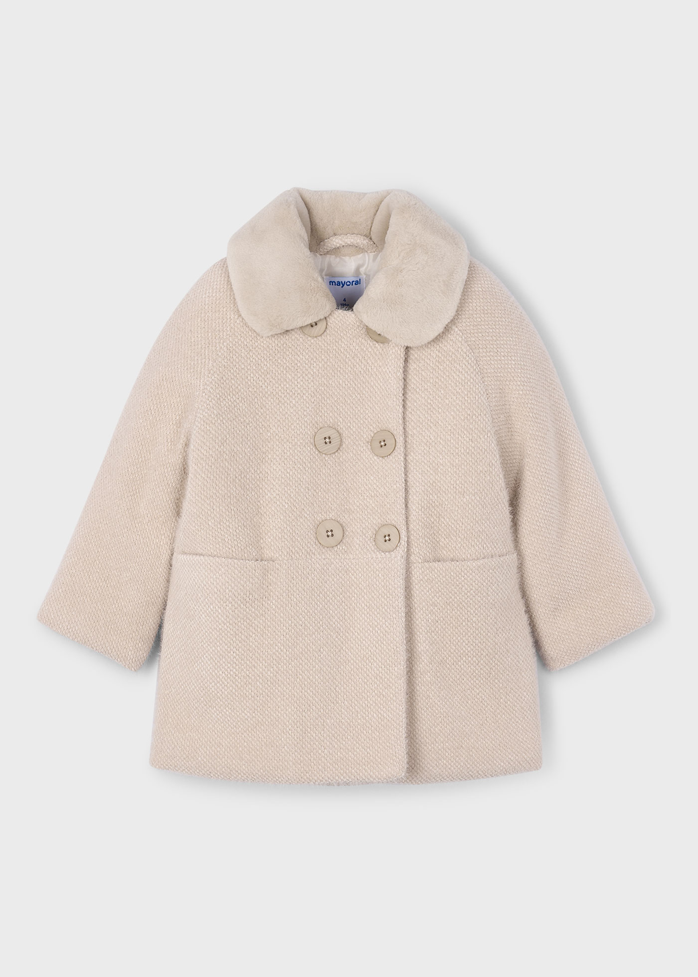 Girls fur coat