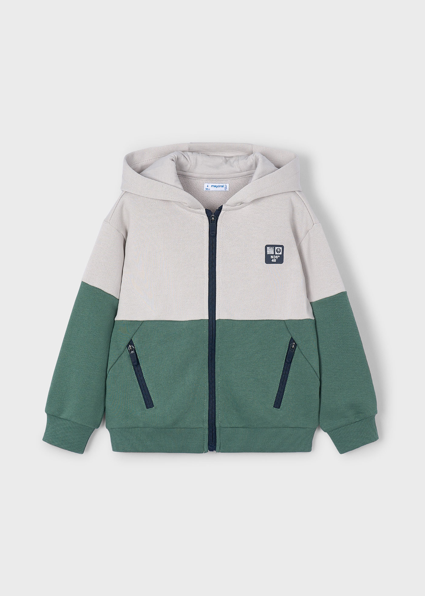 Sudadera combinada niño