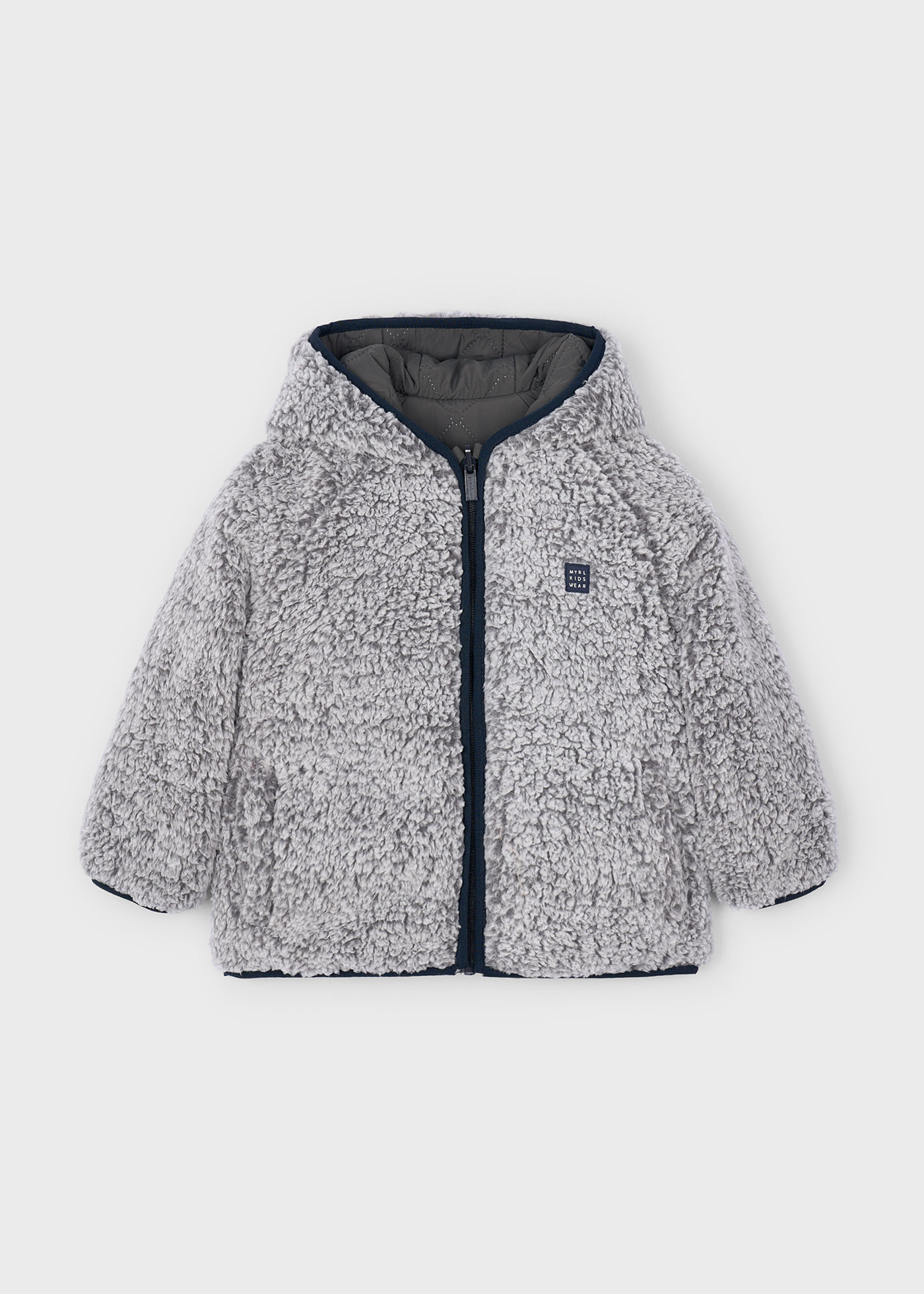 Manteau réversible en mouton unisexe