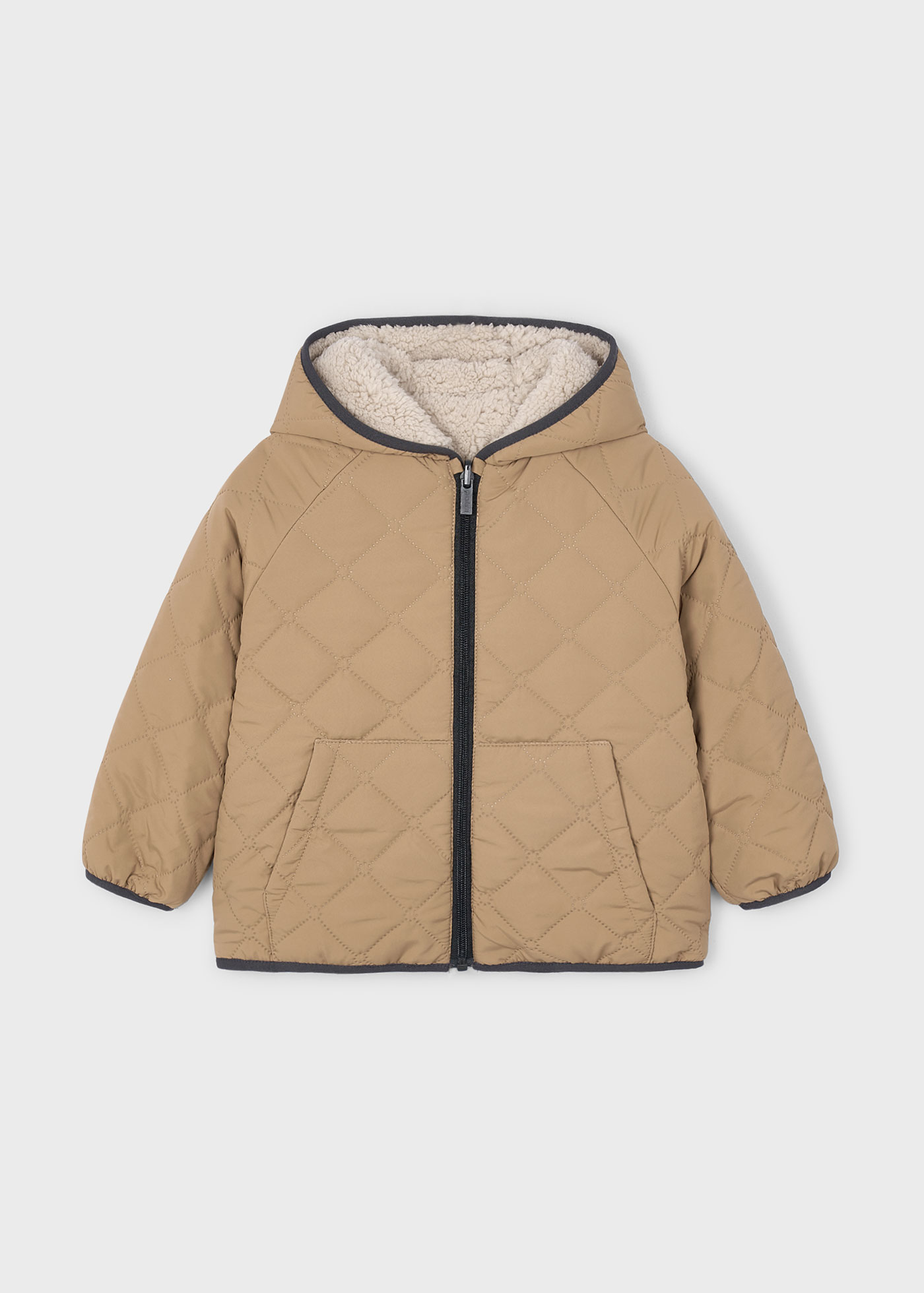 Children's unisex reversible sheepskin coat