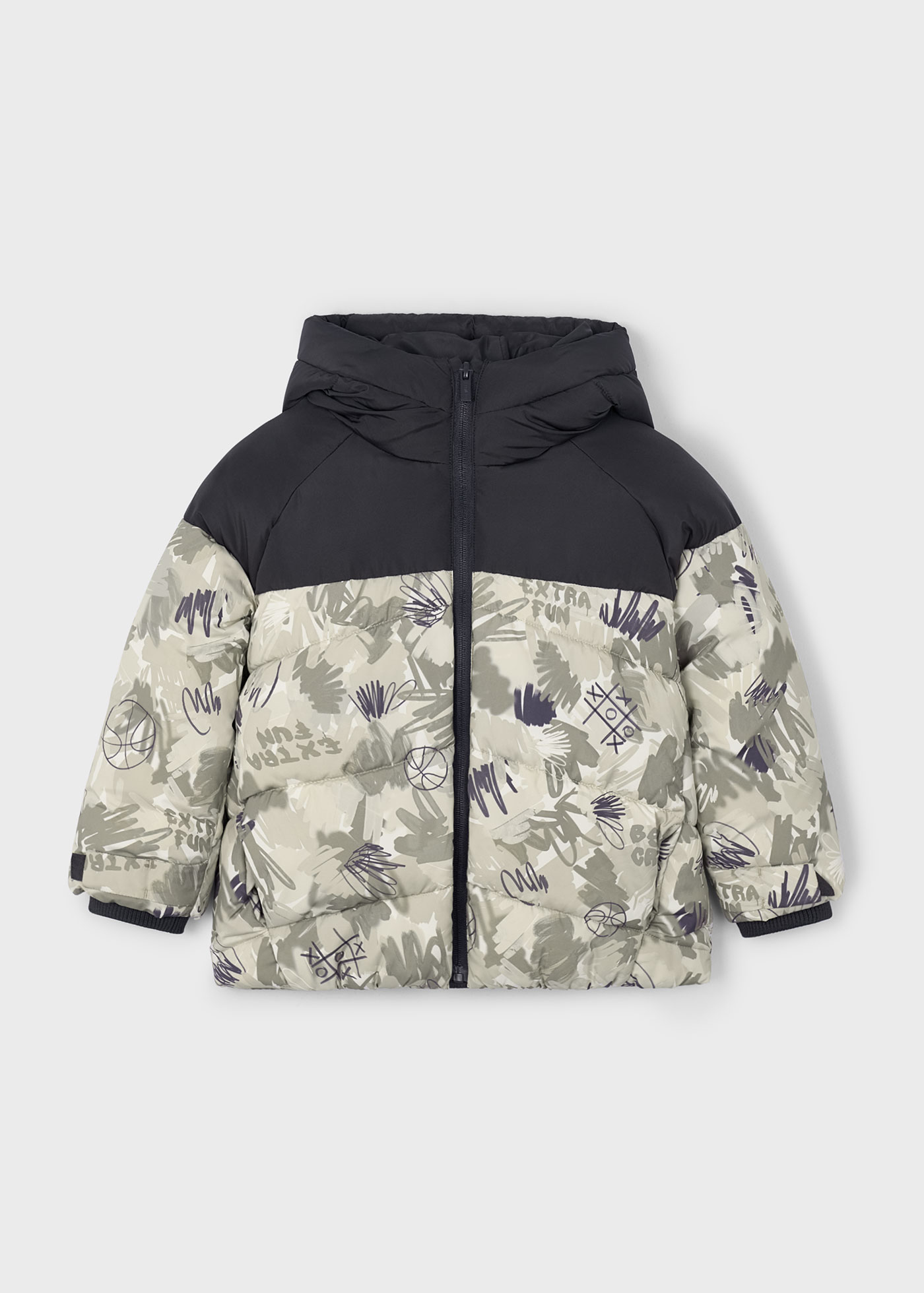 Boy Printed Puffer Jacket