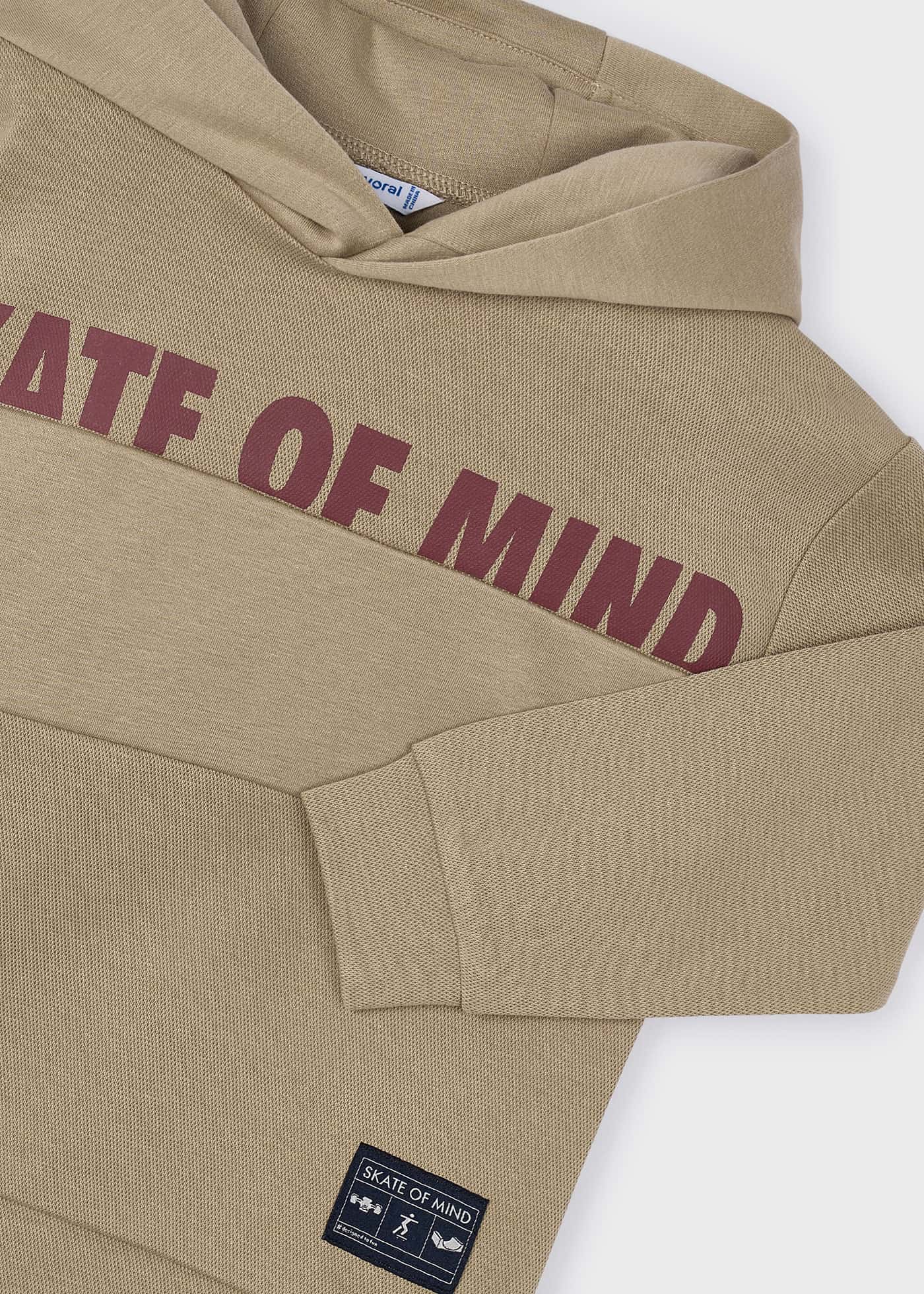 Sudadera letras niño