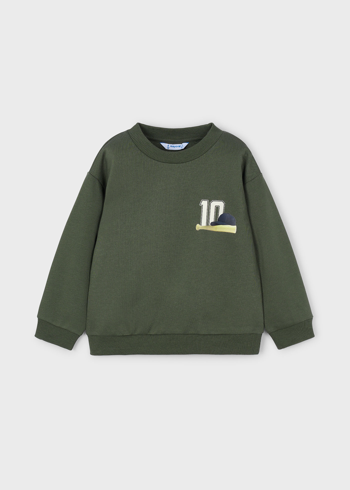 Sudadera estampado espalda niño