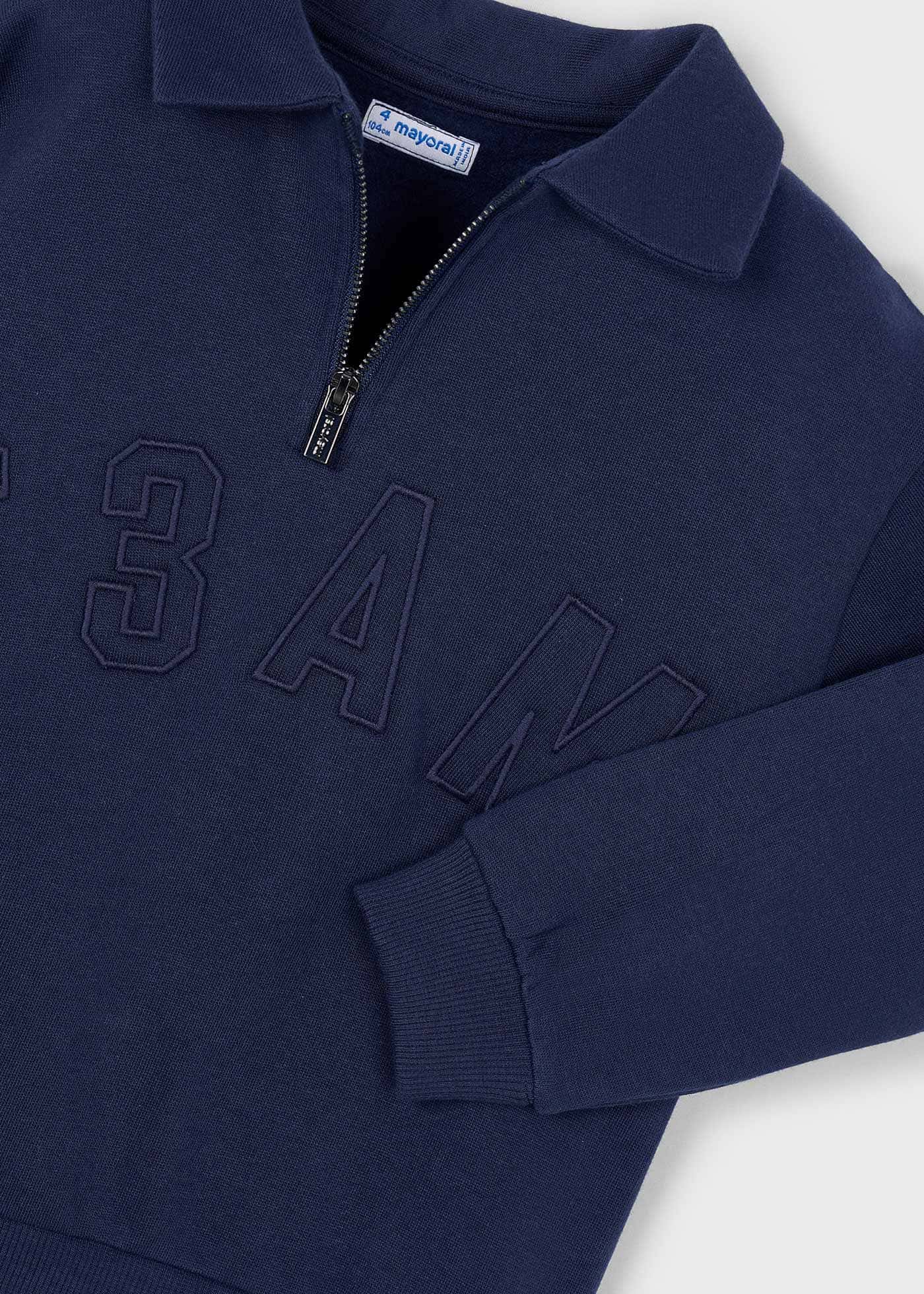 Sweatshirt mit Kragen Jungen
