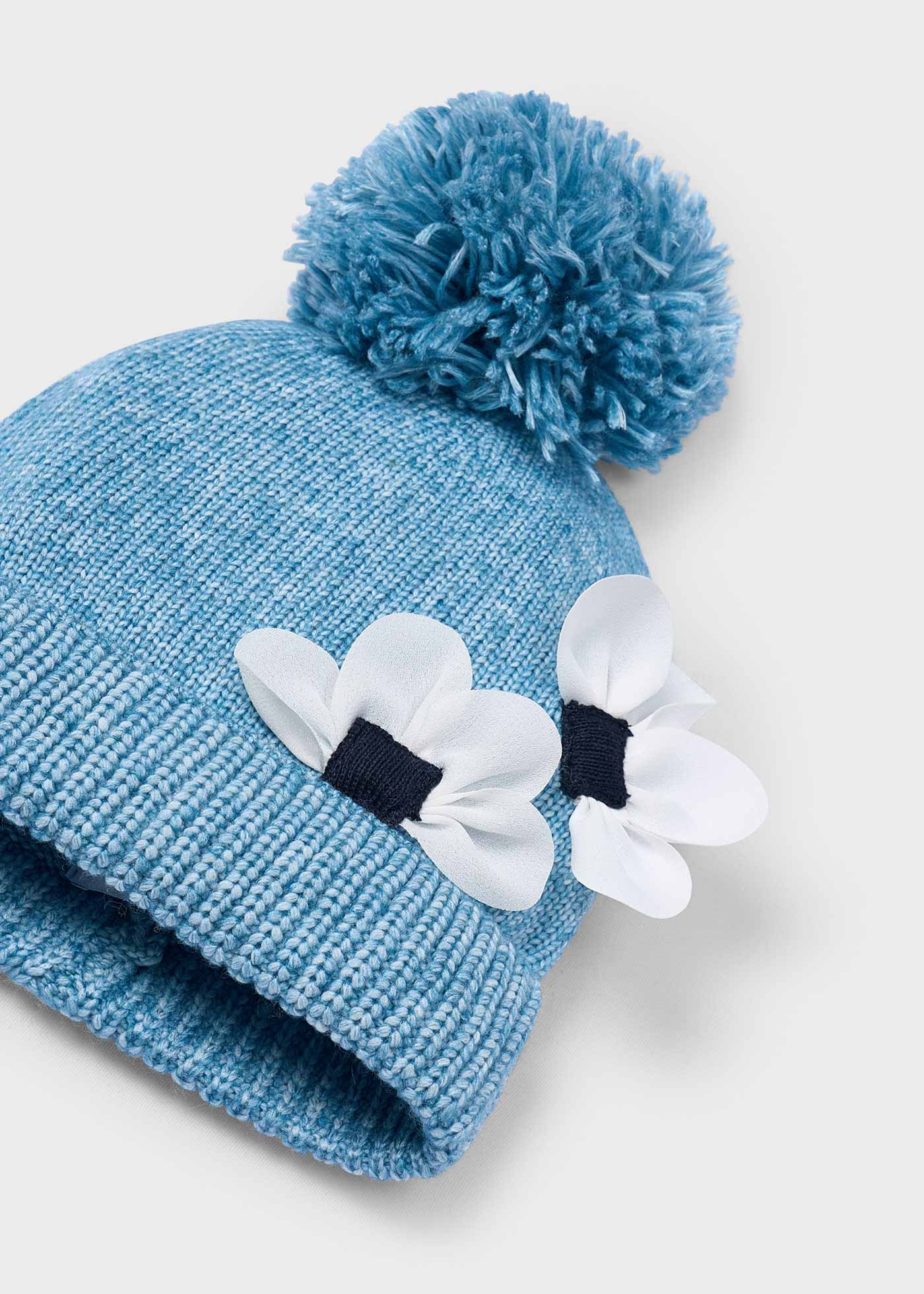 Ensemble 3 pièces chapeau et écharpe fille