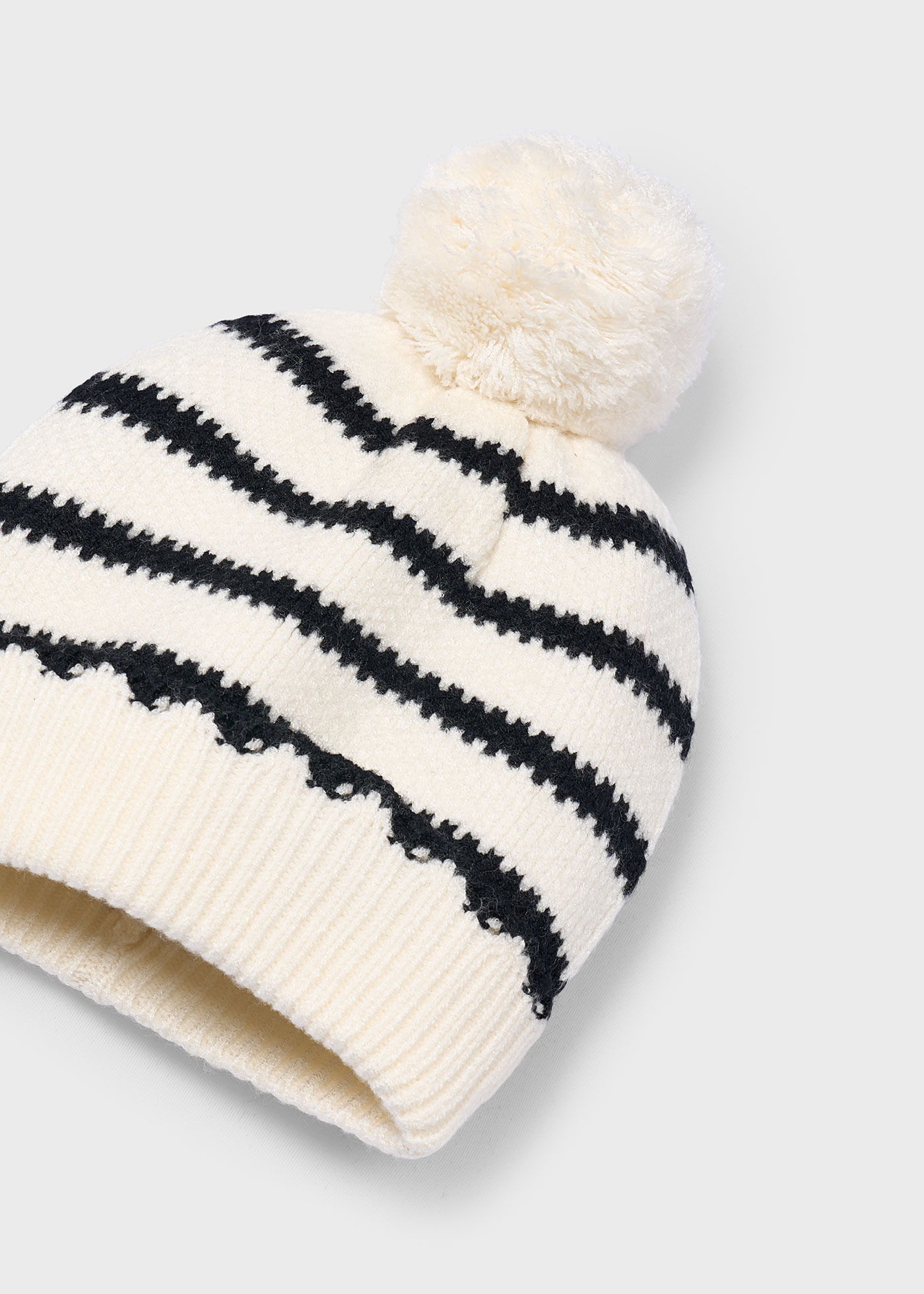 Girl Striped Hat and Scarf Set