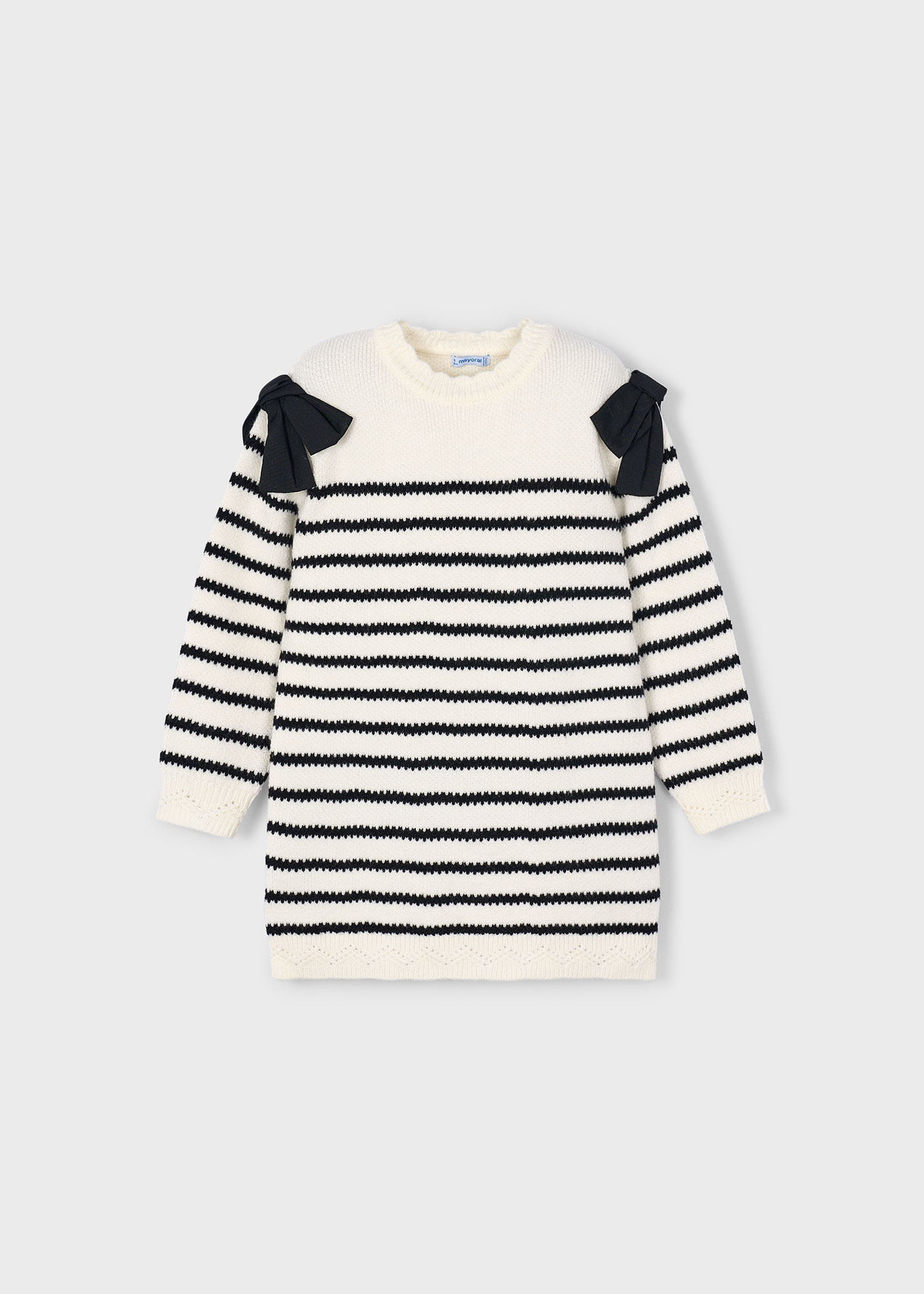 Girls striped bow dress