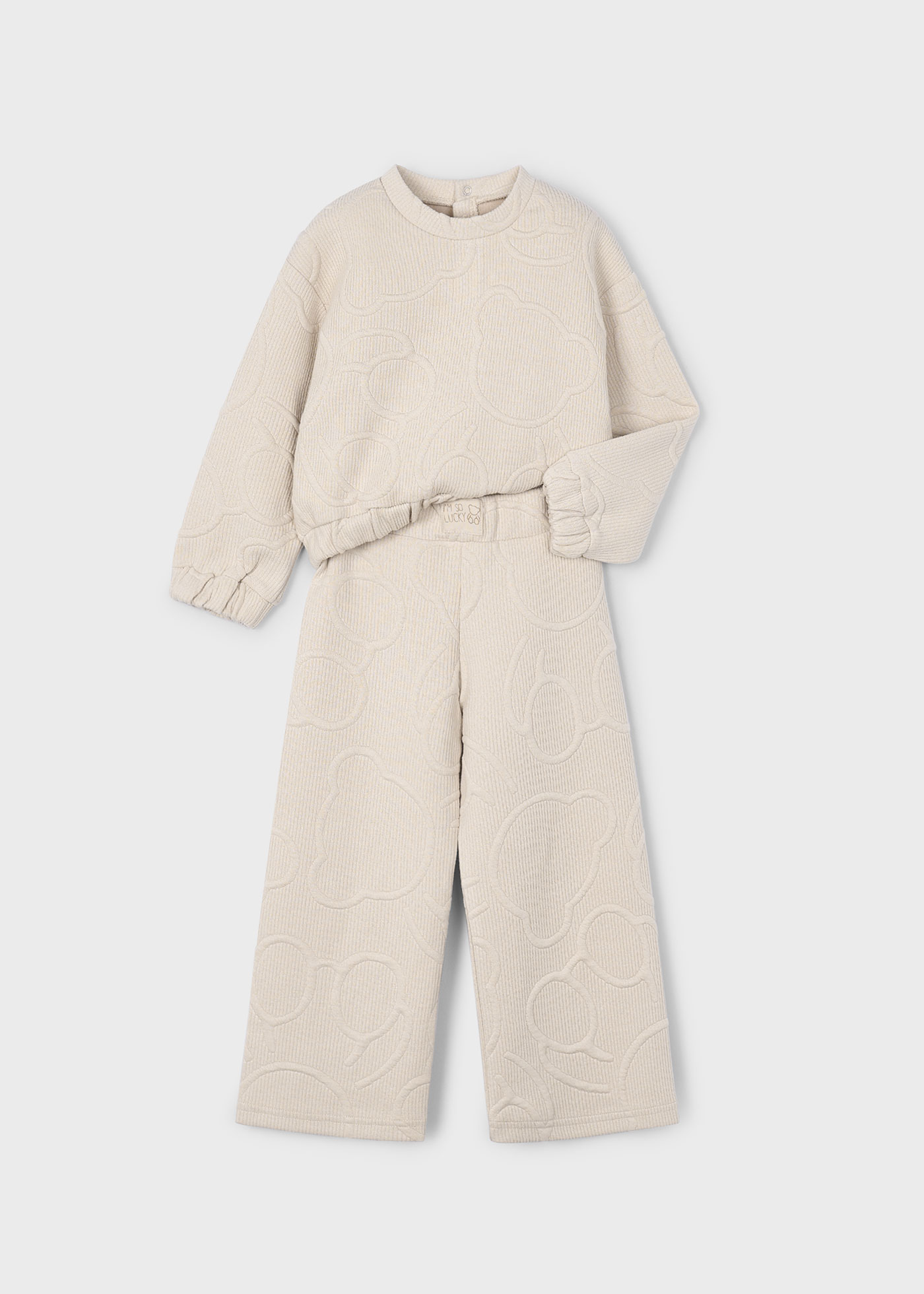 Girls quilted tracksuit