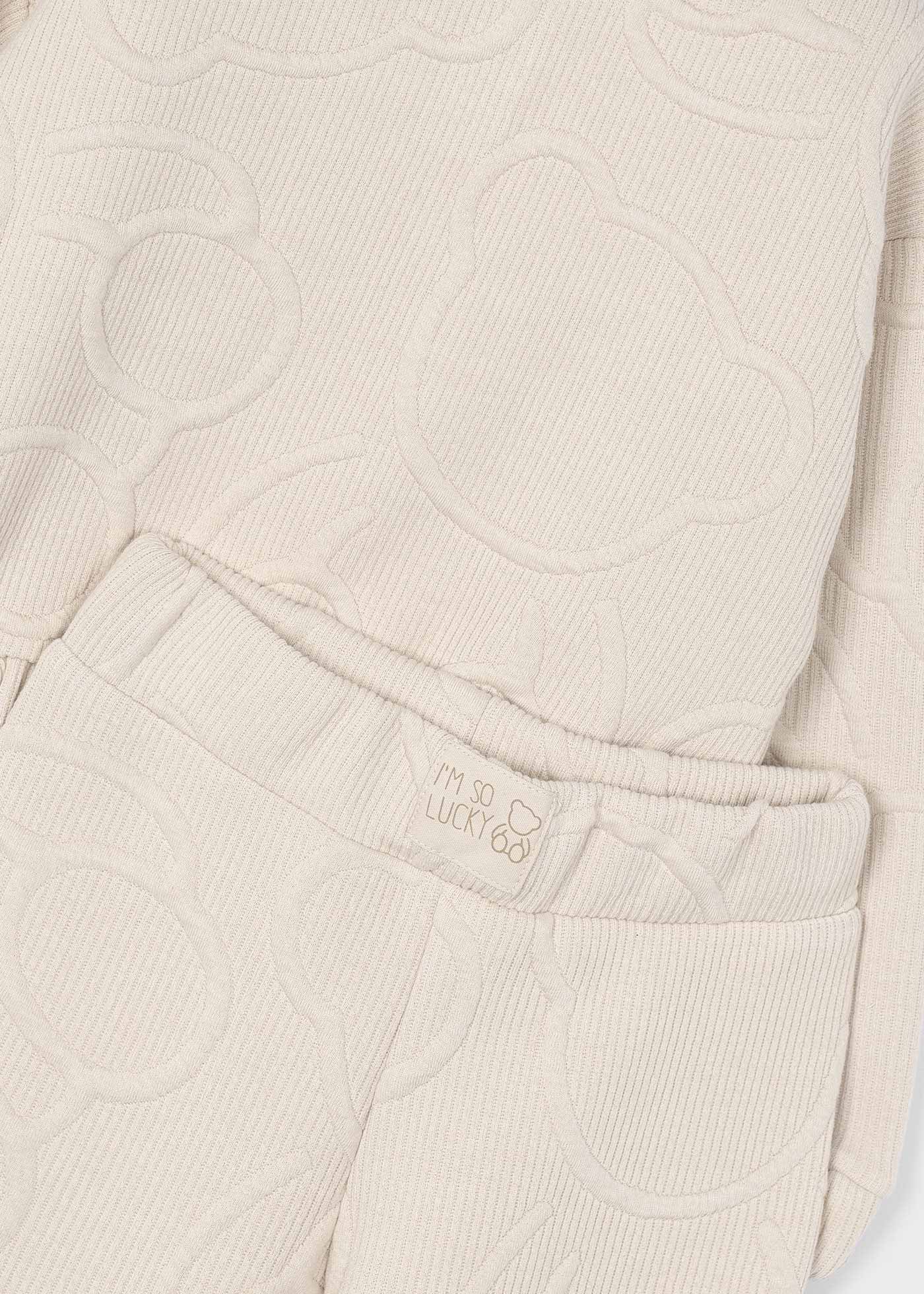 Girls quilted tracksuit