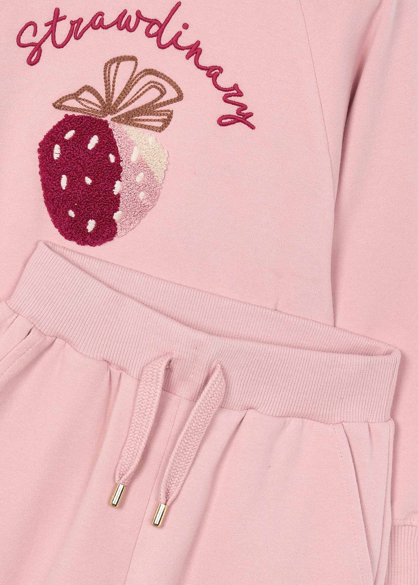 Girls embroidered tracksuit