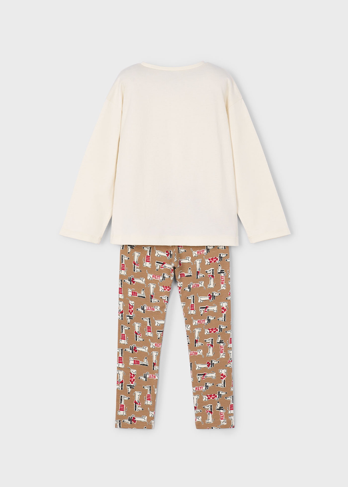 Girls printed legging and shirt set