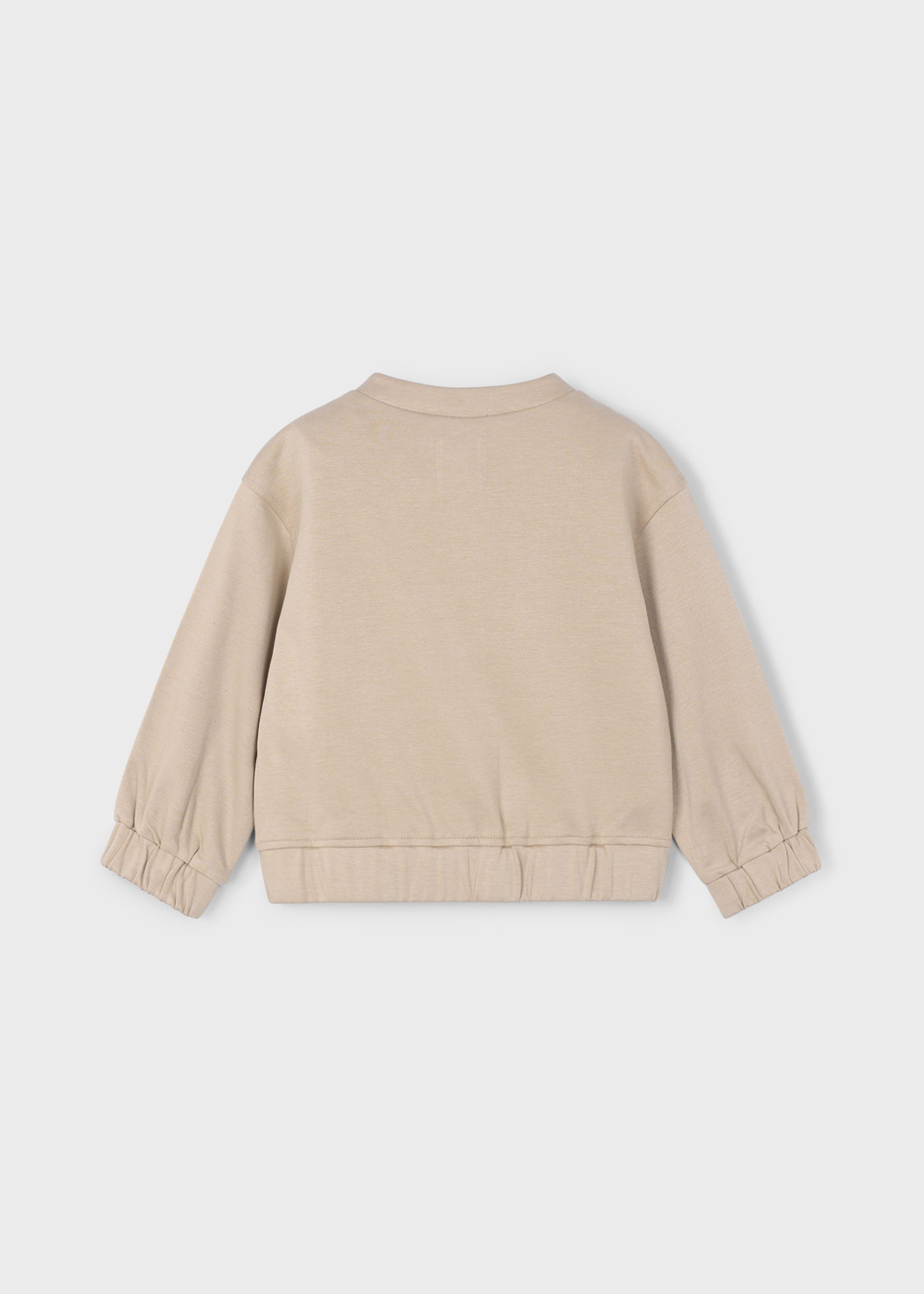 Girls embroidered knitted jacket
