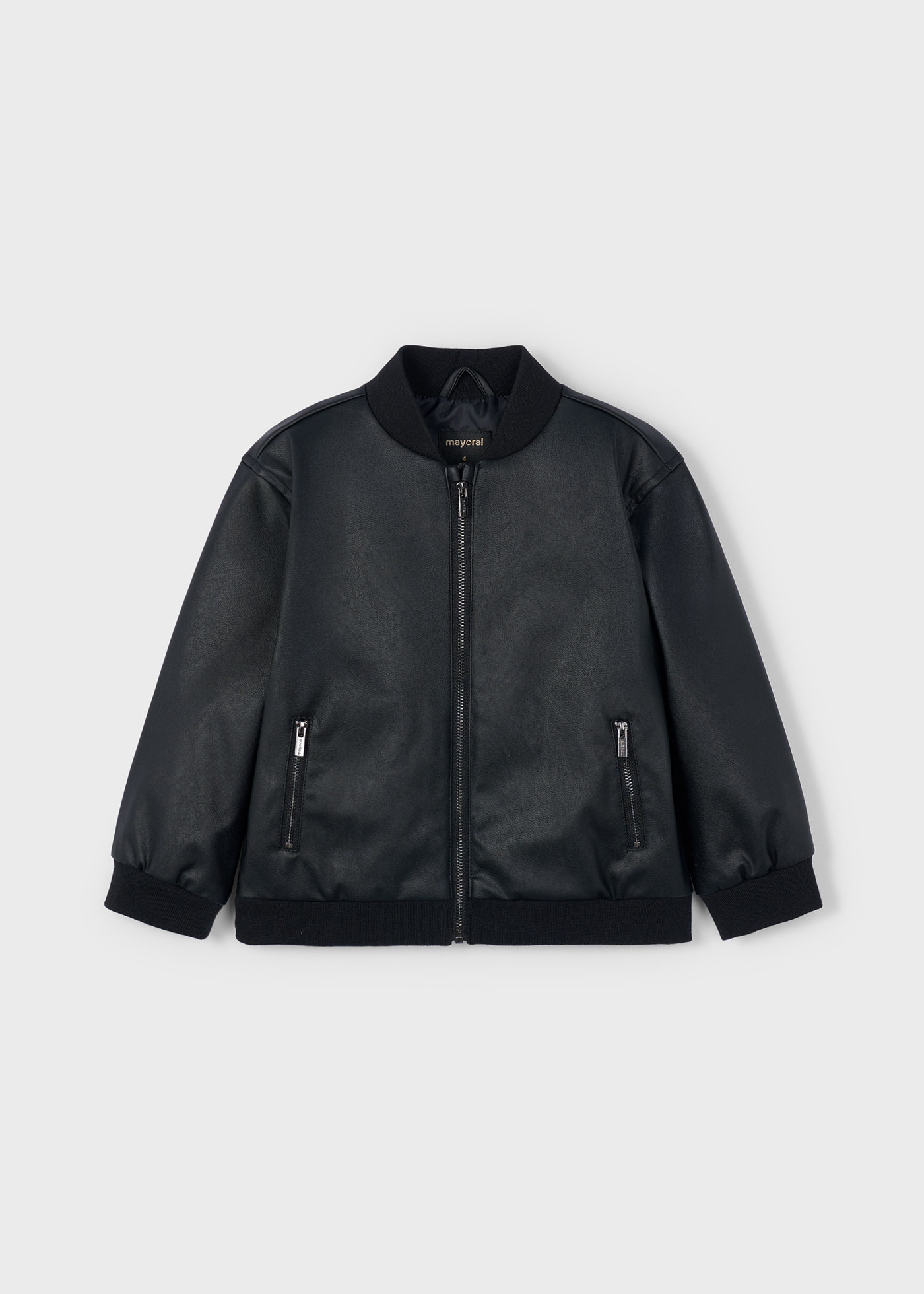 Veste en simili-cuir unisexe
