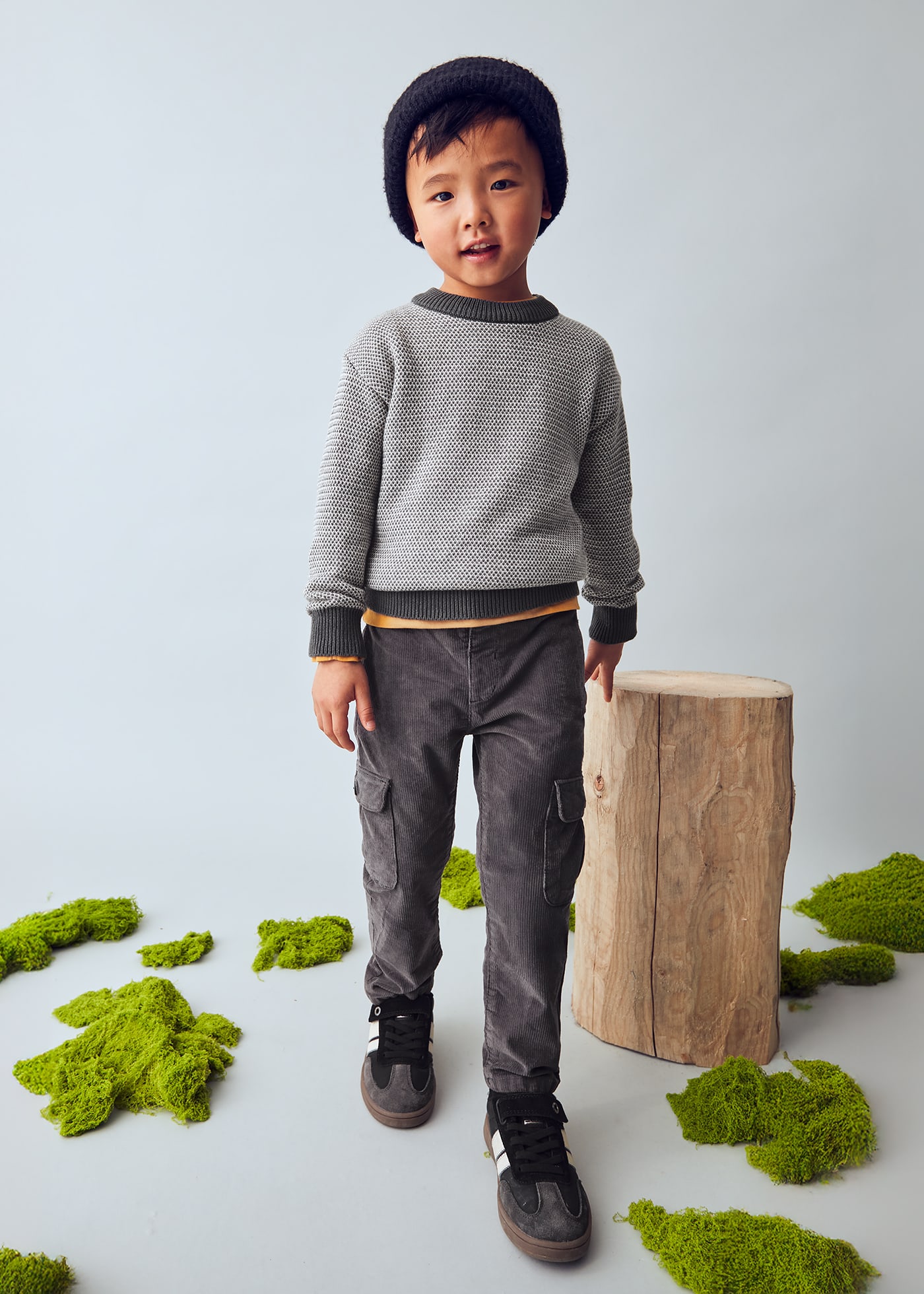 Boy Corduroy Cargo Pants