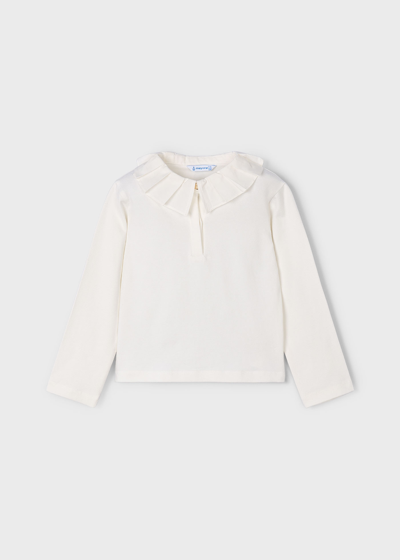 Poloshirt Kragen Detailes Basic Mädchen
