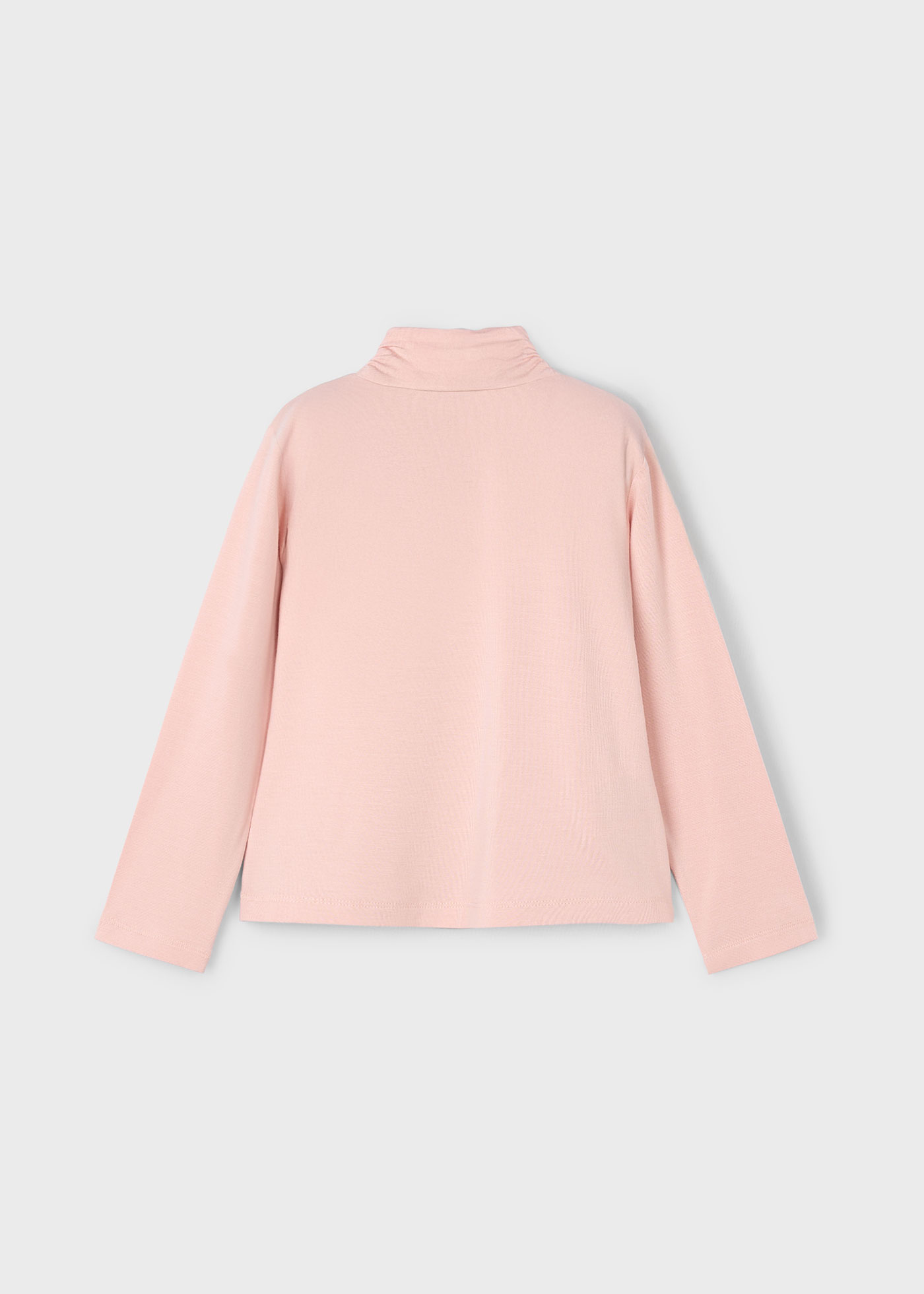 Girl Basic Mock-Neck T-Shirt