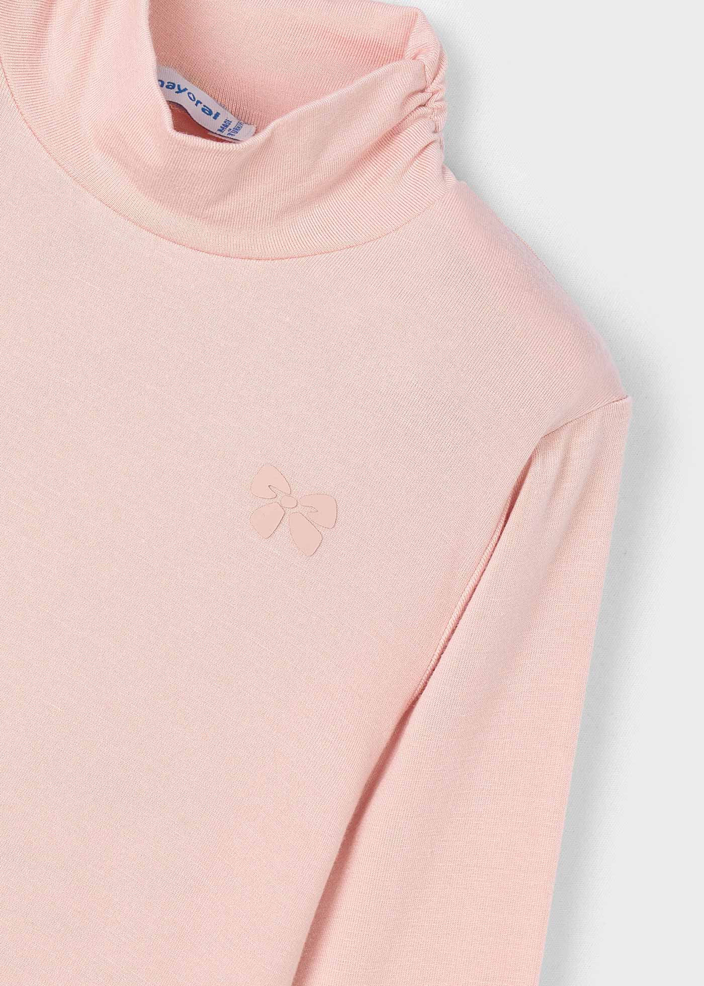 Girl Basic Mock-Neck T-Shirt