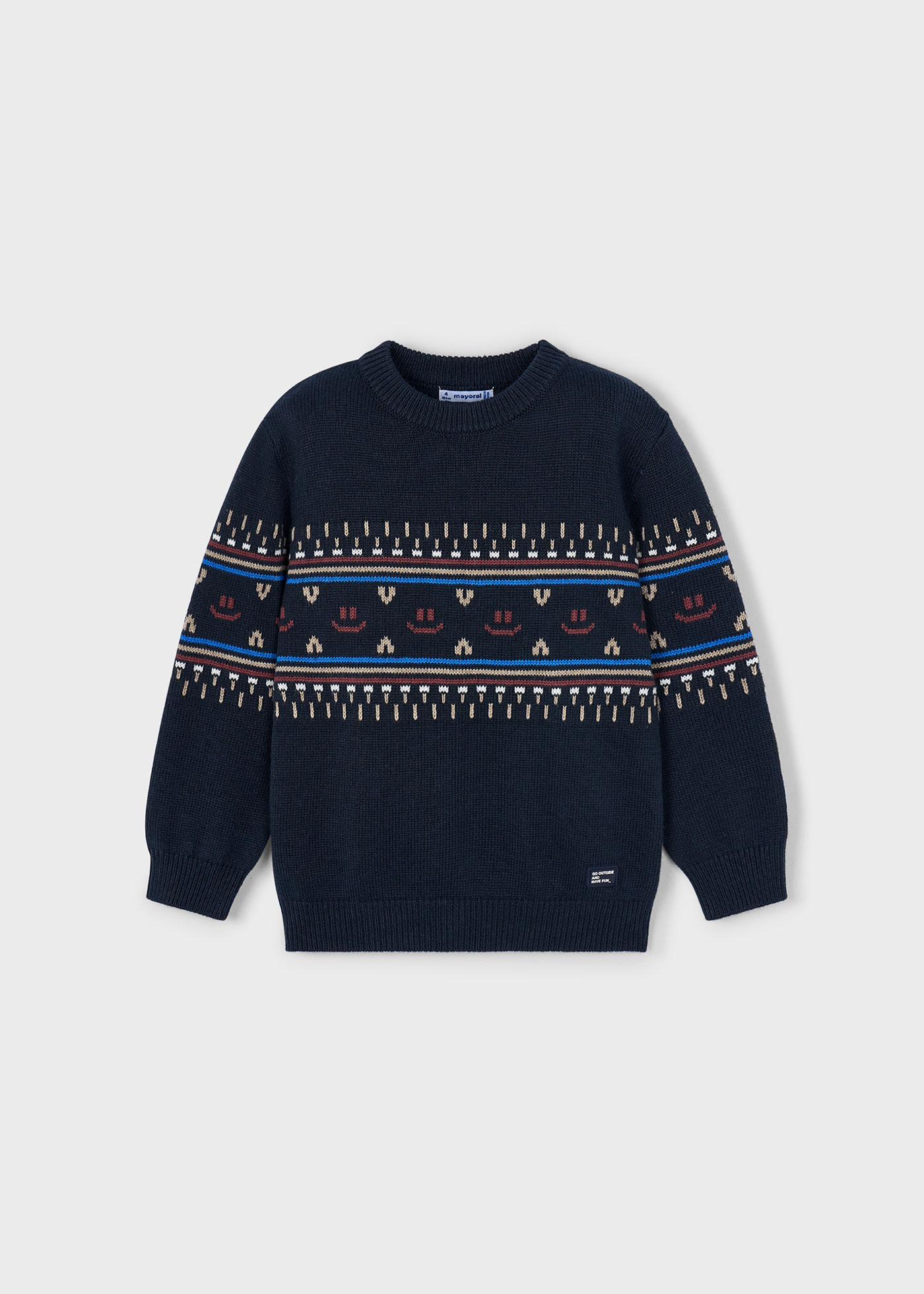 Unisex patterned jumper