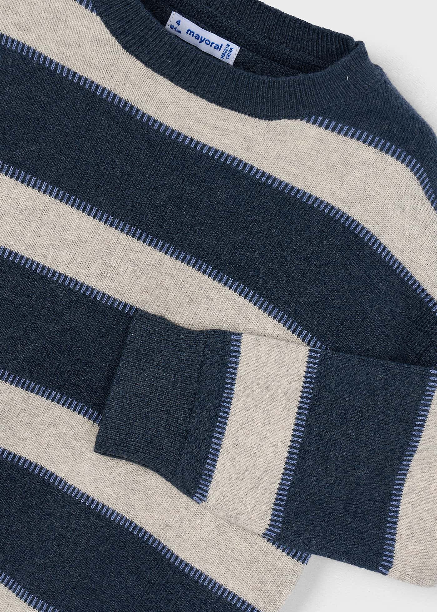 Boy Striped Knit Sweater
