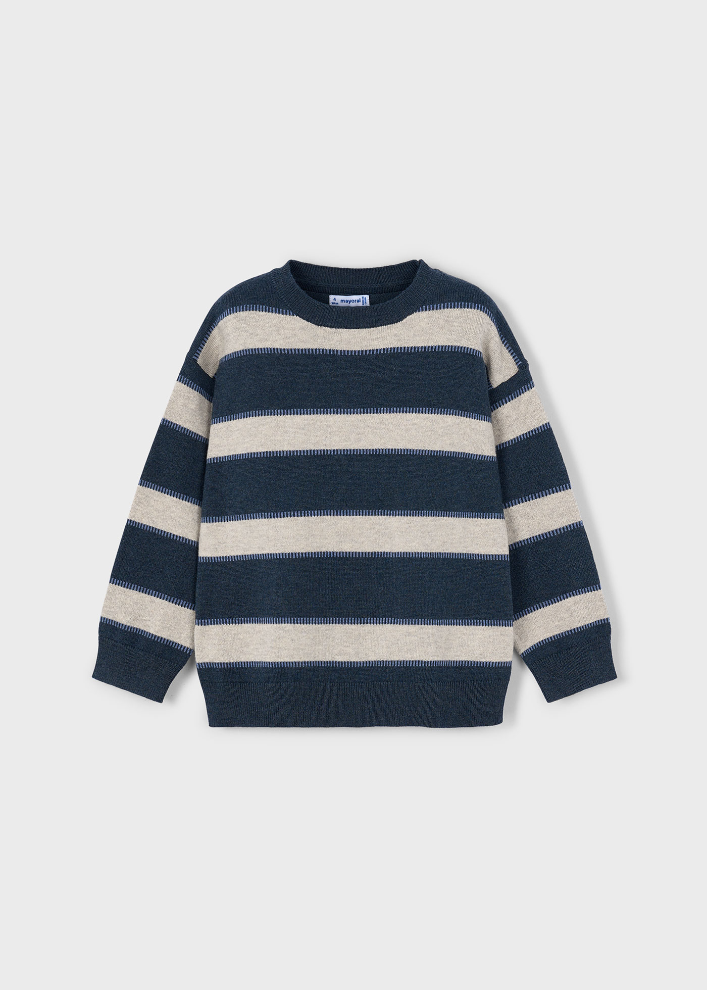 Boy Striped Knit Sweater