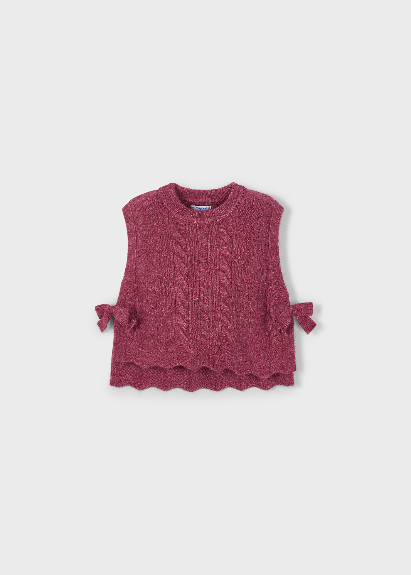 Strickweste Schleifen Mädchen