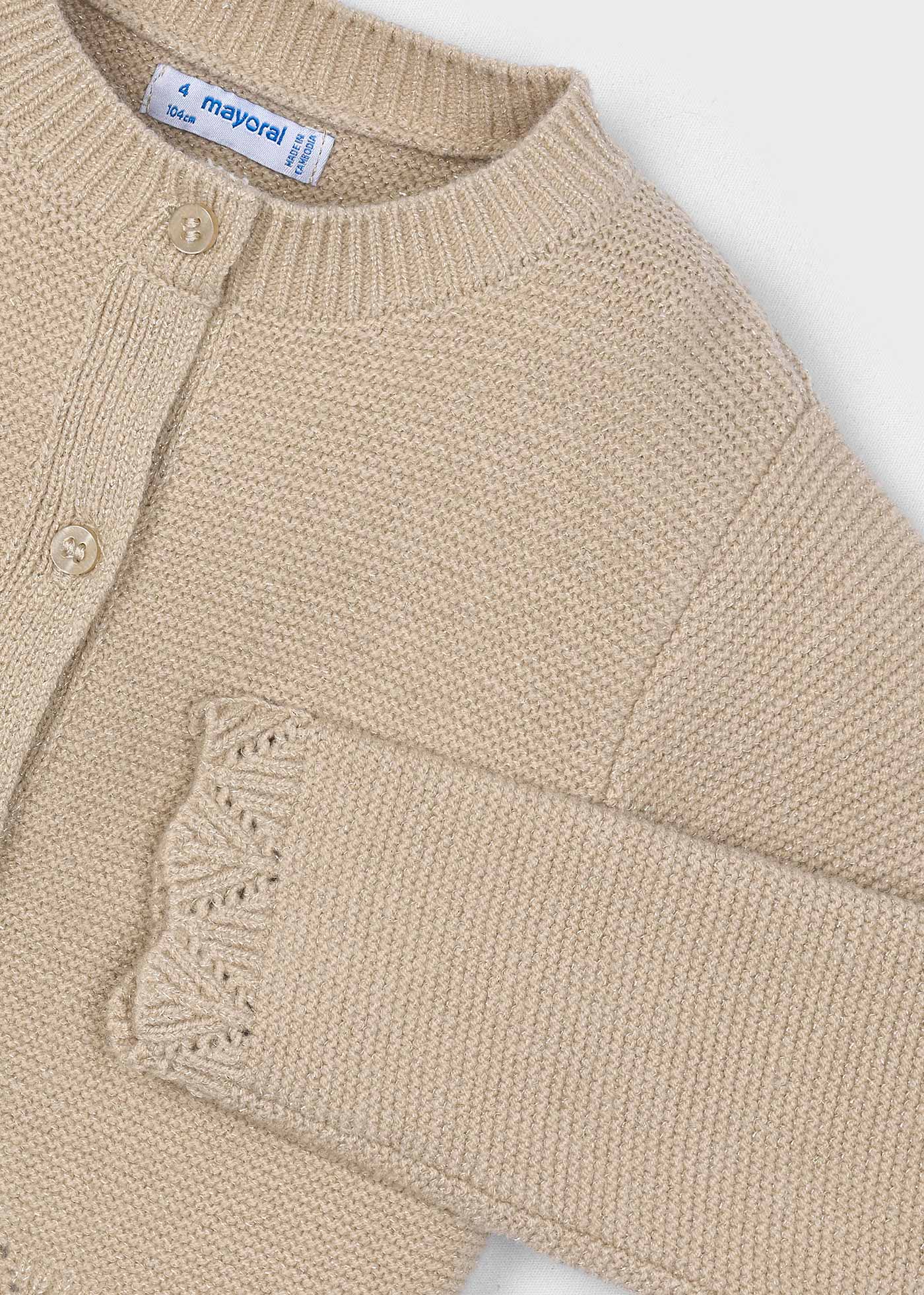 Bolero tricô menina