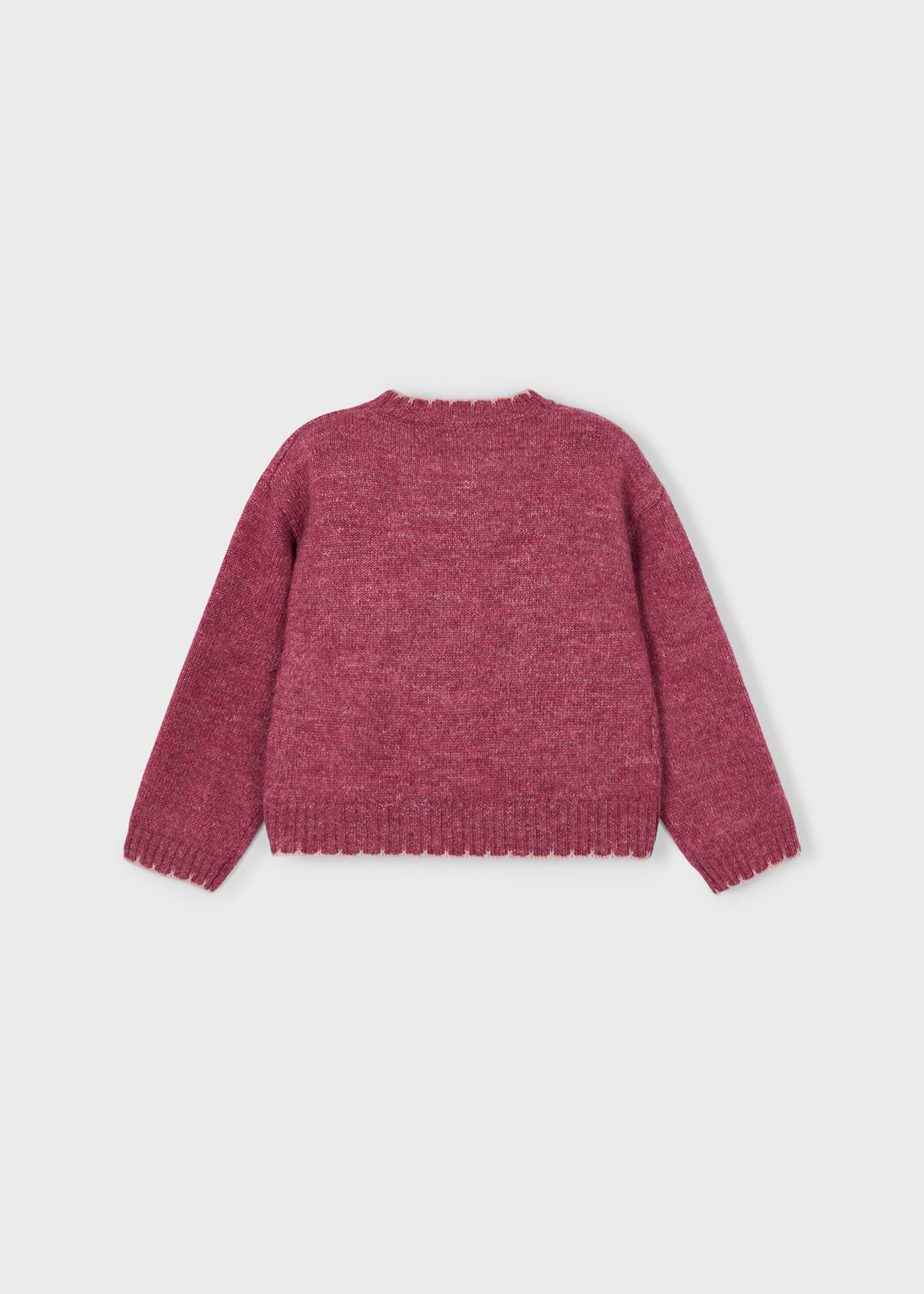 Pull brodé à paillettes fille