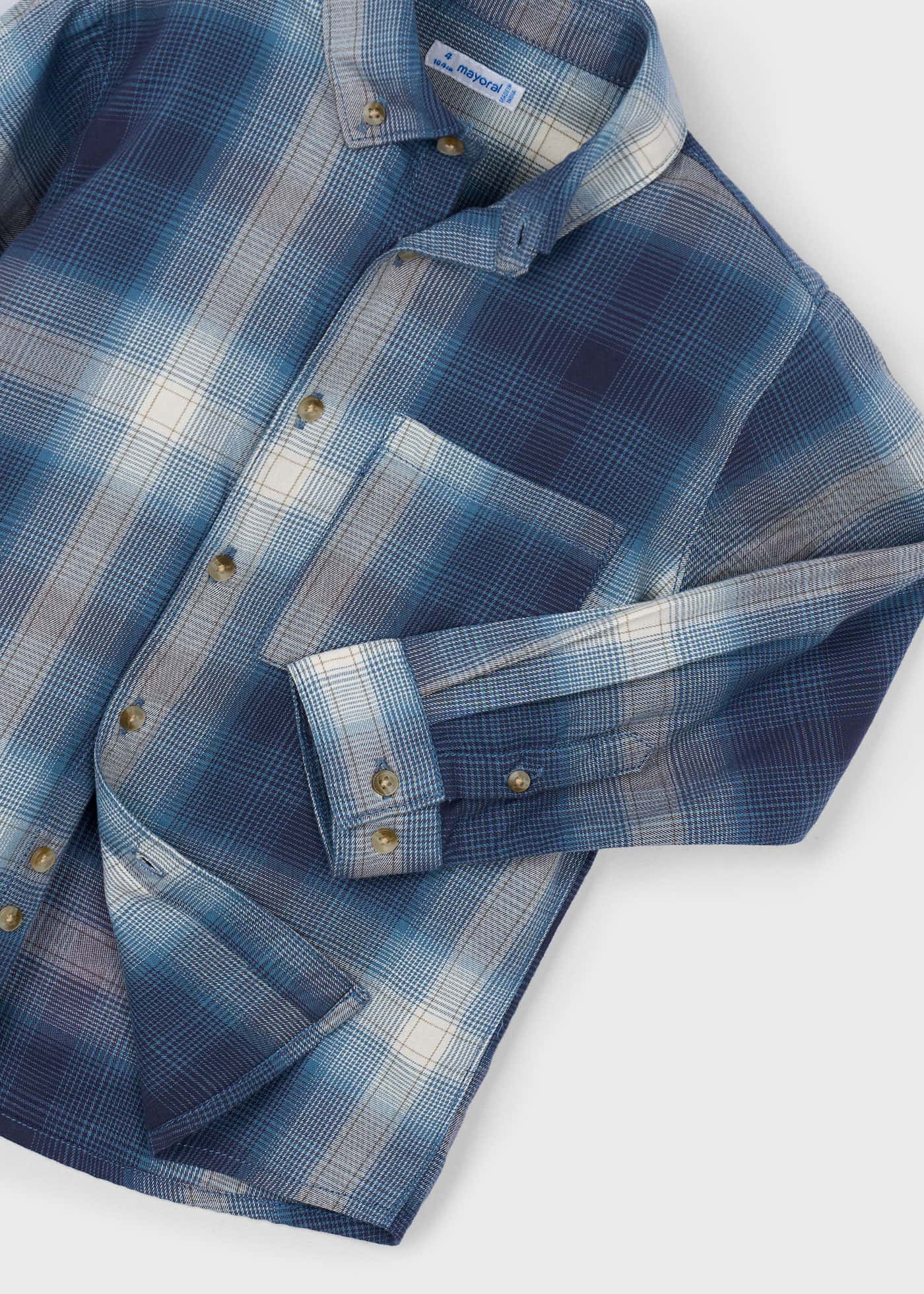 Camisa quadrados menino