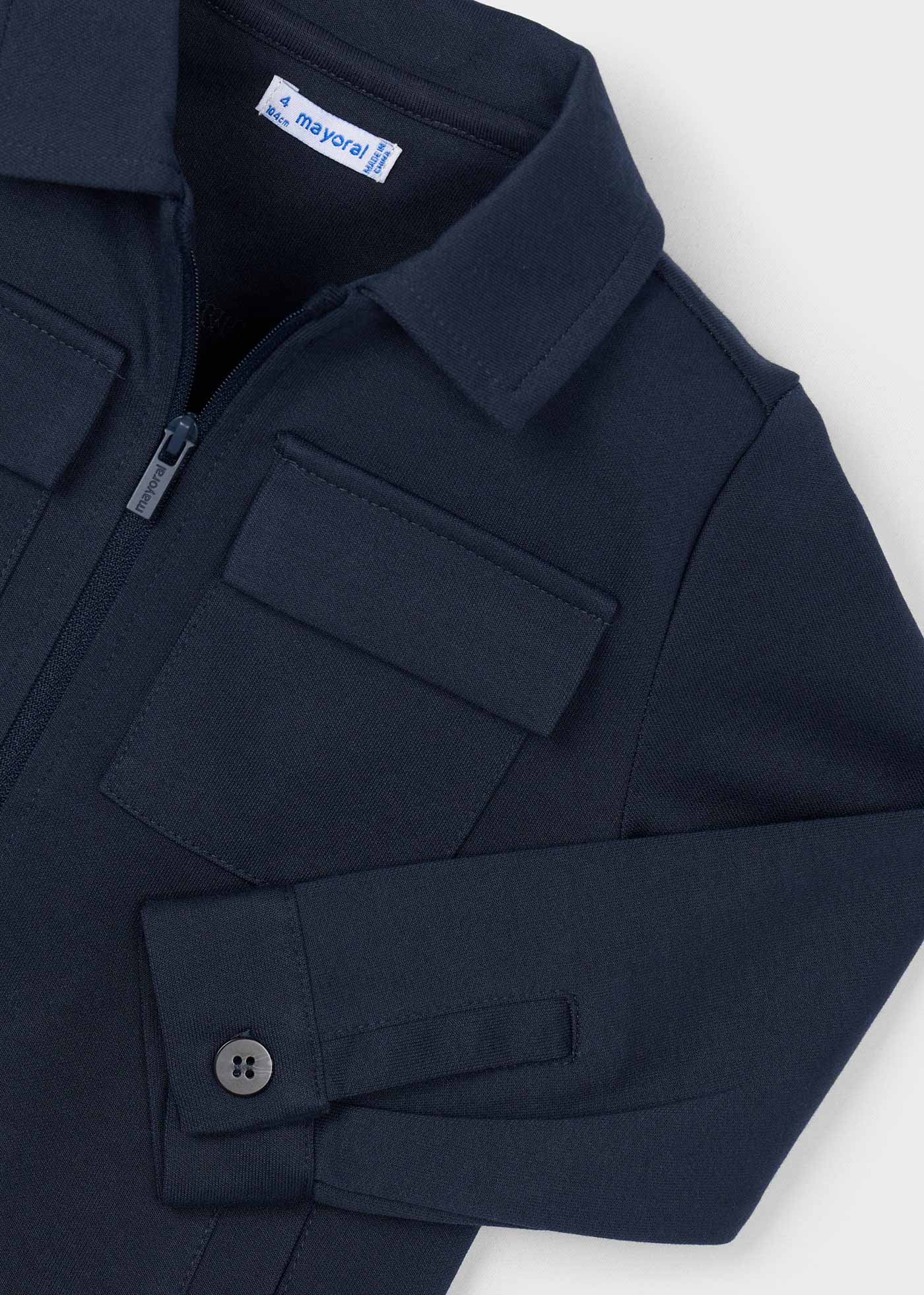 Boys zipped overshirt