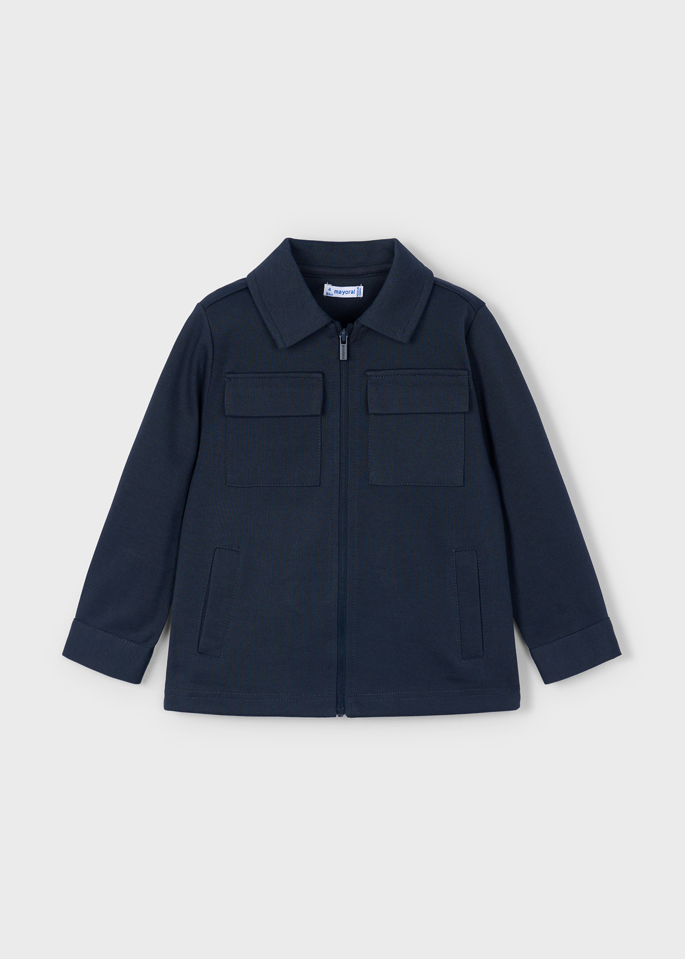 Boys zipped overshirt