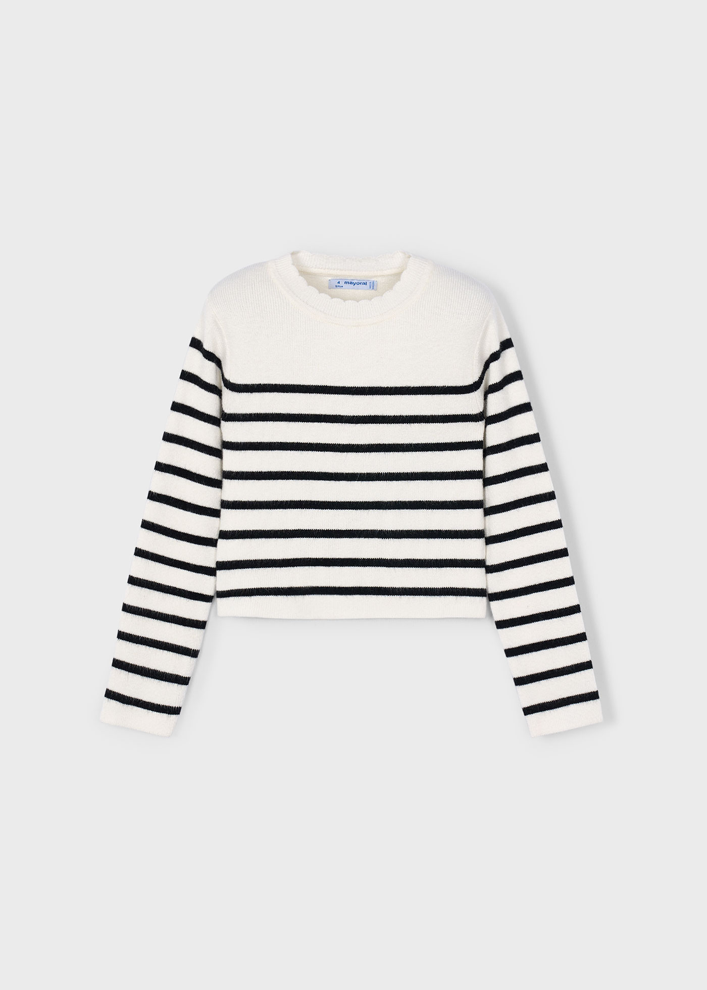 Jersey tricot rayas niña