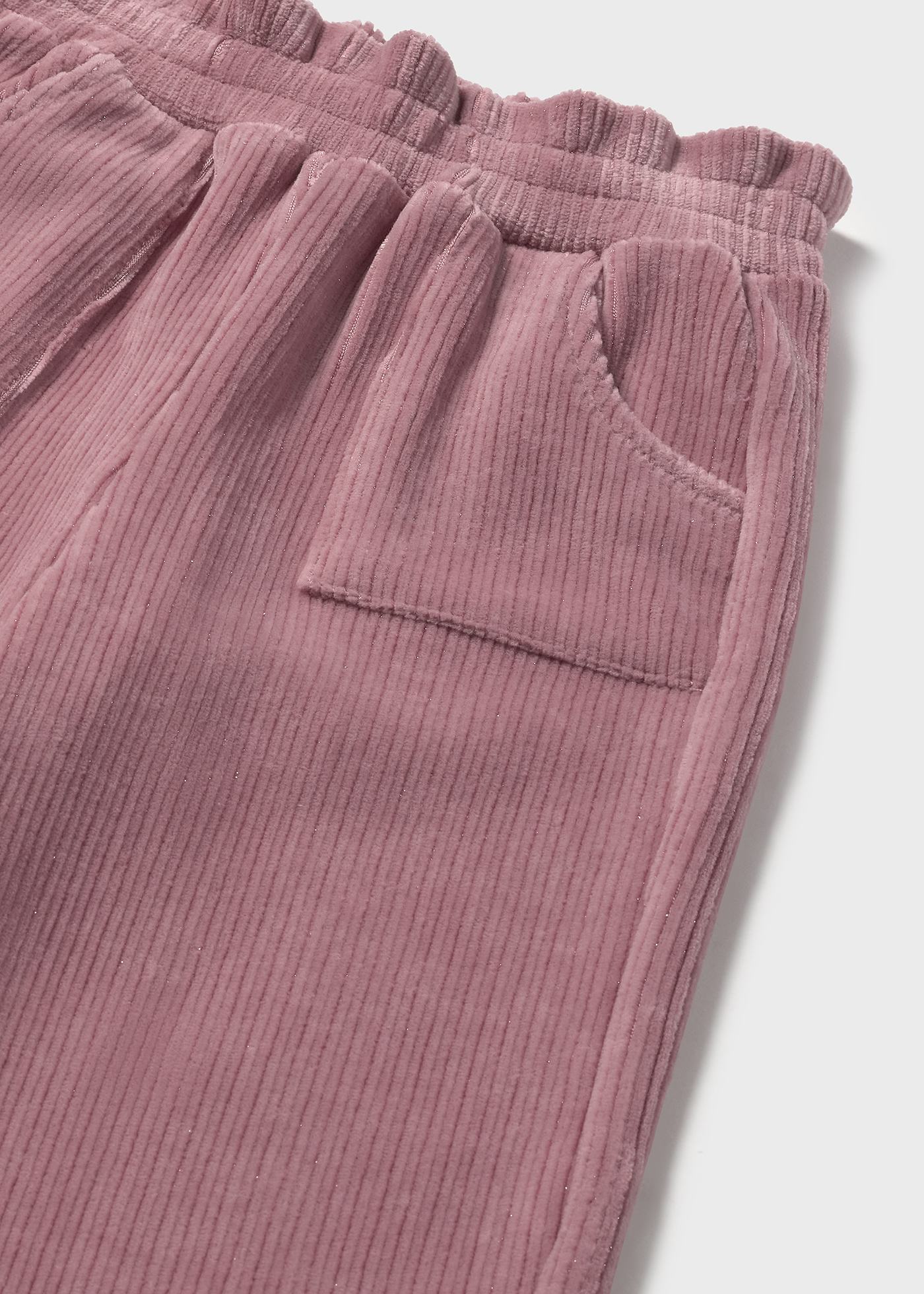 Baby corduroy knitted trousers
